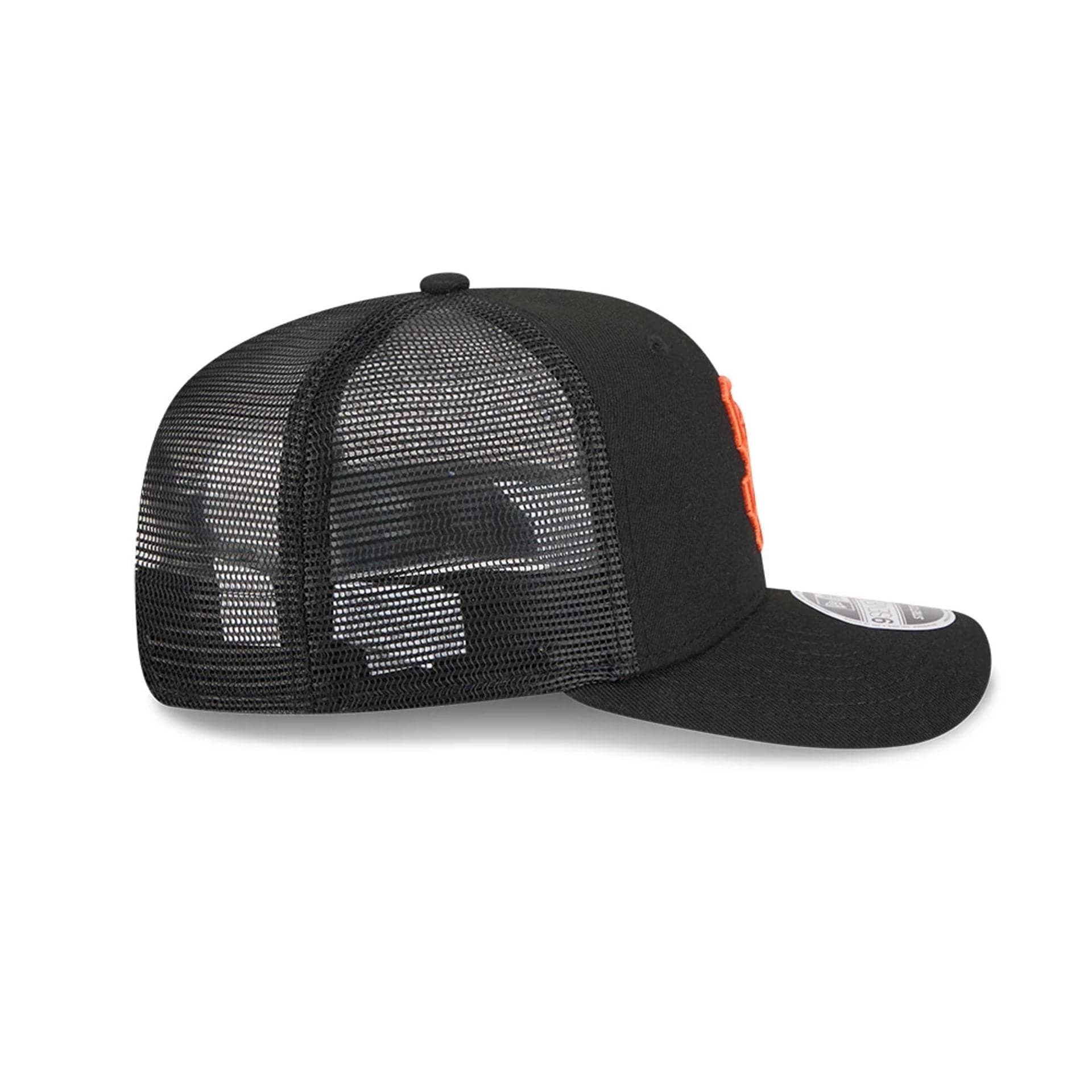 San Francisco Giants MLB Evergreen Black 9SEVENTY Stretch Snap Cap - Image 6