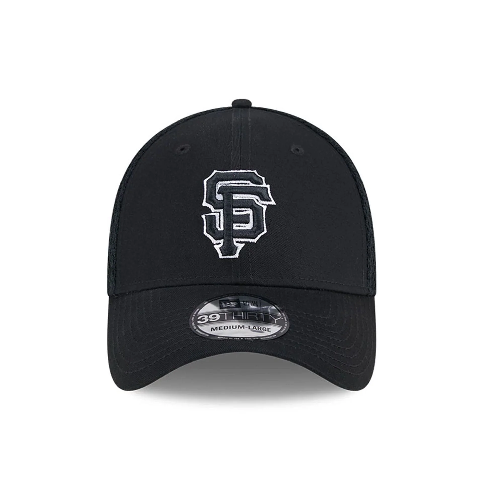 San Francisco Giants MLB Evergreen Neo Black 39THIRTY Stretch Fit Cap - Image 3