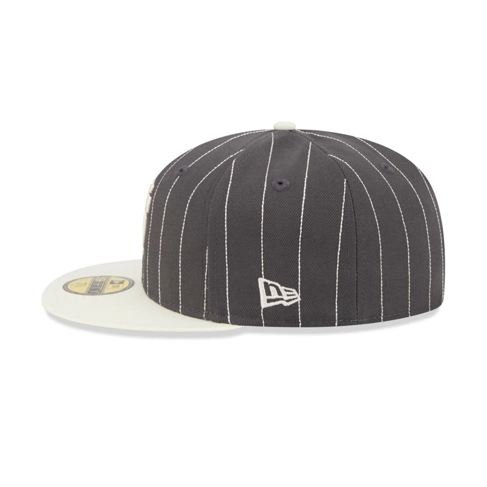 San Francisco Giants MLB Stripes Dark Grey 59FIFTY Fitted Cap - Image 6