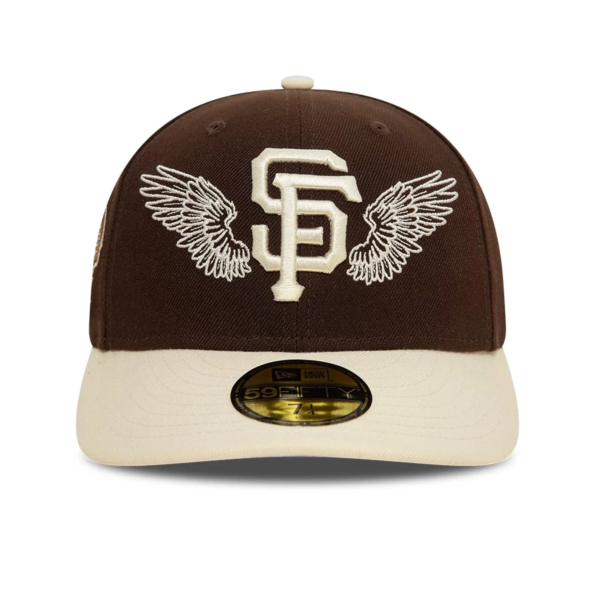 San Francisco Giants MLB Team Wings Dark Brown 59FIFTY Fitted Cap - Image 4