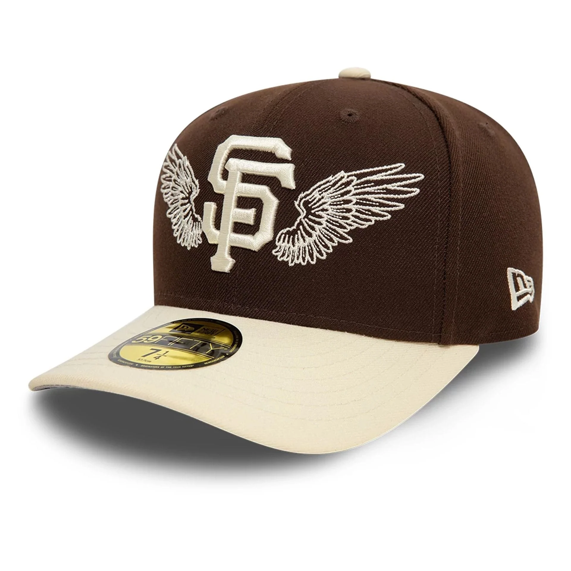 San Francisco Giants MLB Team Wings Dark Brown 59FIFTY Fitted Cap - Image 5