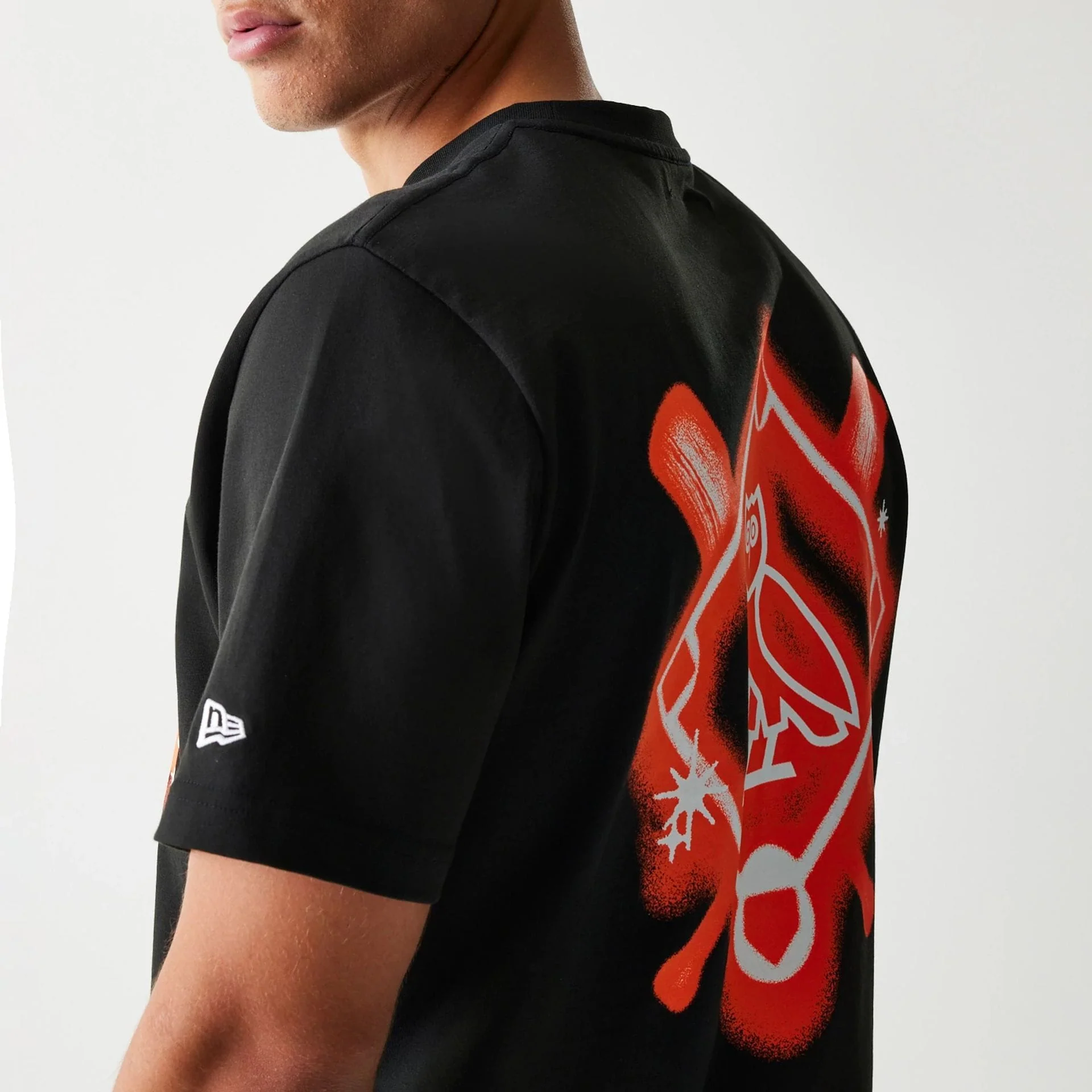 San Francisco Giants OVO x MLB Black T-Shirt - Image 5