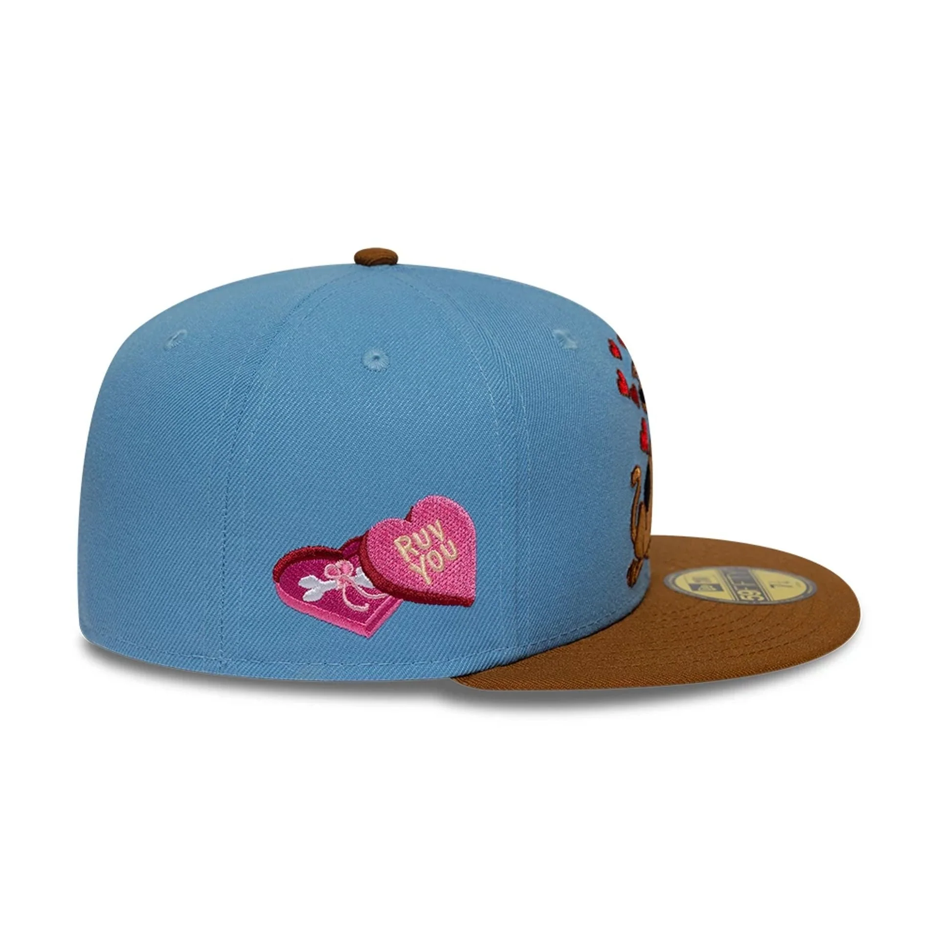 Scooby Doo Heart Pastel Blue 59FIFTY Fitted Cap - Image 5