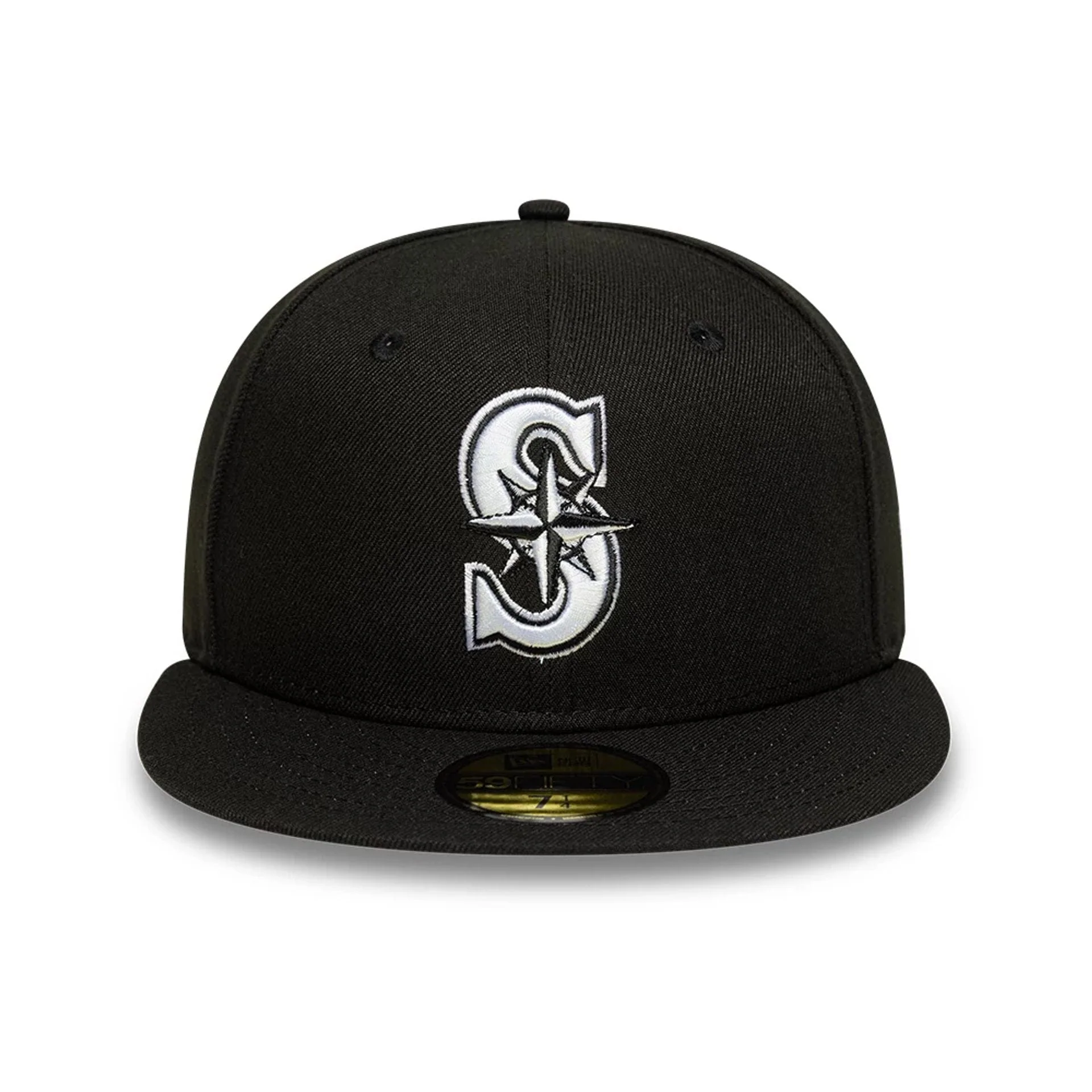 Seattle Mariners MLB Black 59FIFTY Fitted Cap - Image 3