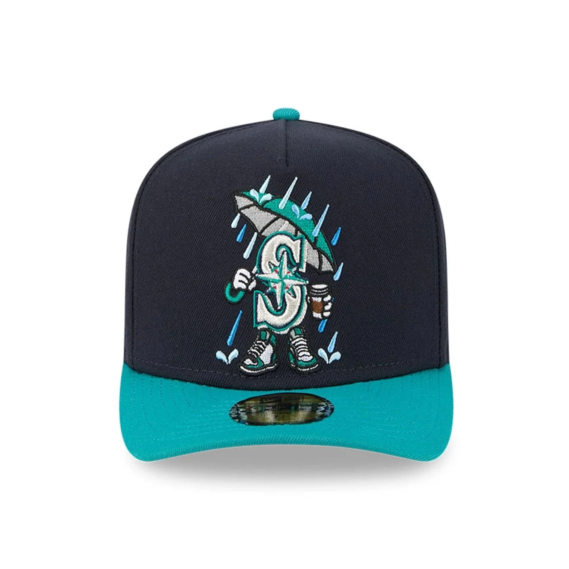 Seattle Mariners MLB Cartoon Navy 59FIFTY A-Frame Fitted Cap - Image 3
