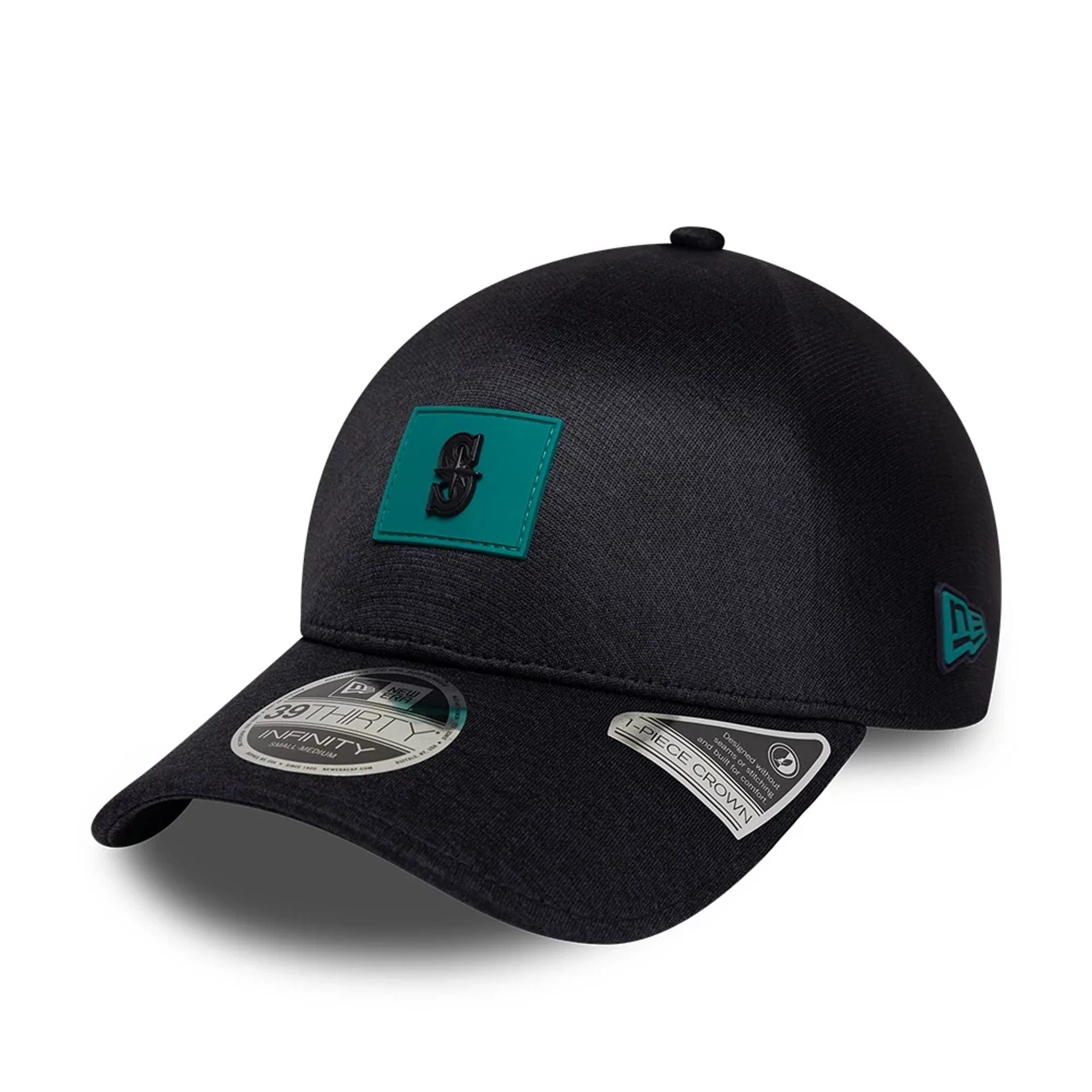 Seattle Mariners MLB Clubhouse Navy 39THIRTY Infinity Stretch Fit Cap - Image 3