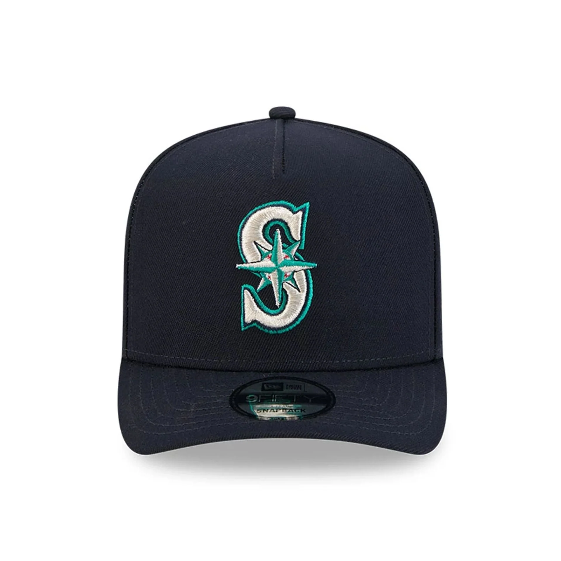 Seattle Mariners MLB Evergreen Navy 9FIFTY A-Frame Snapback Adjustable Cap - Image 3