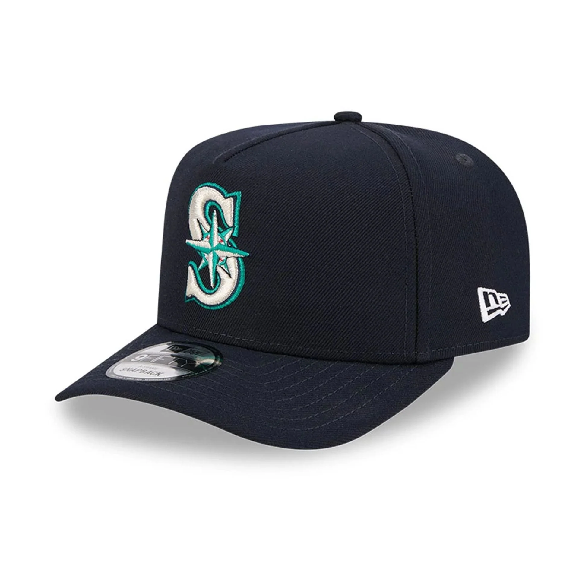 Seattle Mariners MLB Evergreen Navy 9FIFTY A-Frame Snapback Adjustable Cap - Image 4