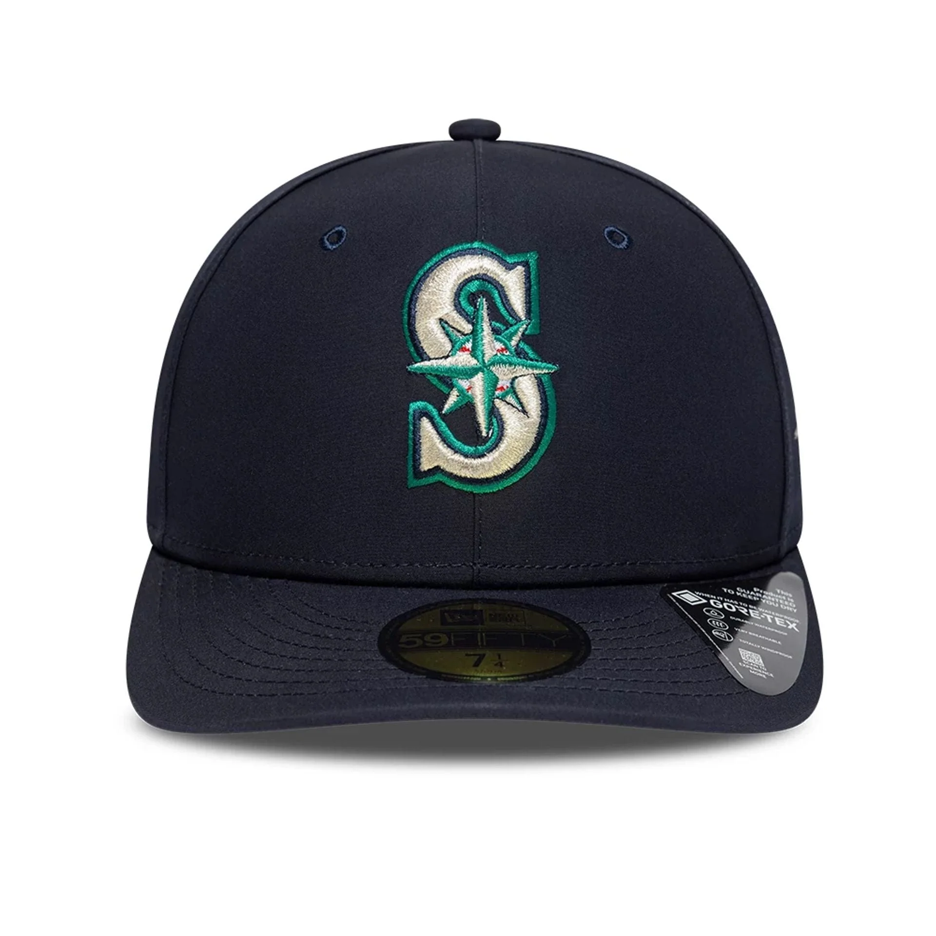 Seattle Mariners MLB Gore-Tex Navy 59FIFTY Fitted Cap - Image 3