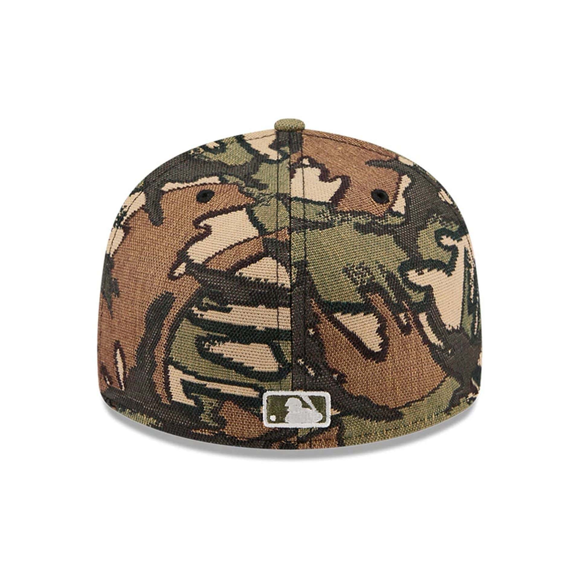 Seattle Mariners MLB Jacquard Camo 59FIFTY Fitted Cap - Image 7