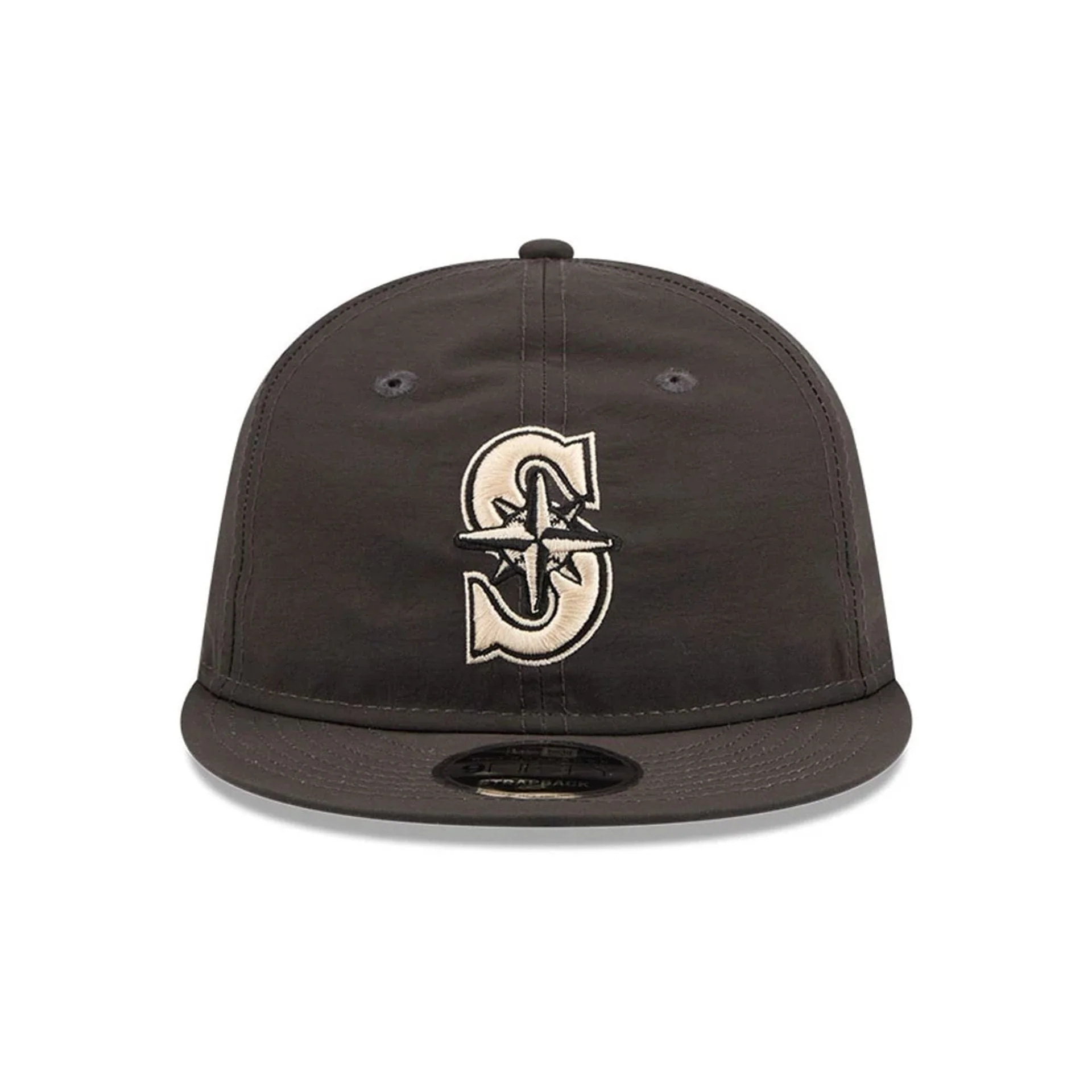 Seattle Mariners MLB Nylon Black Retro Crown 9FIFTY Adjustable Cap - Image 3