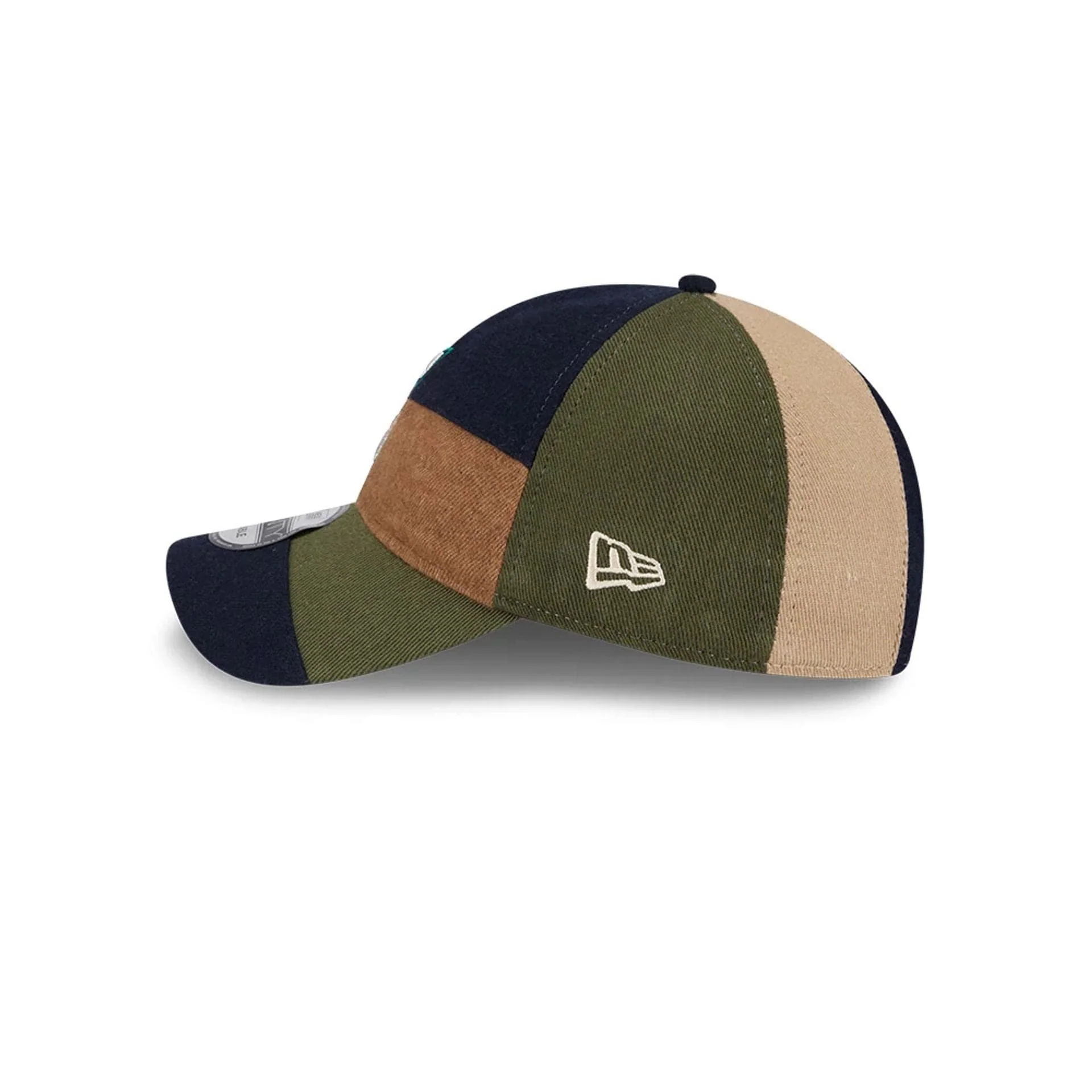 Seattle Mariners MLB Patchwork Open Brown 9TWENTY Adjustable Cap - Image 5