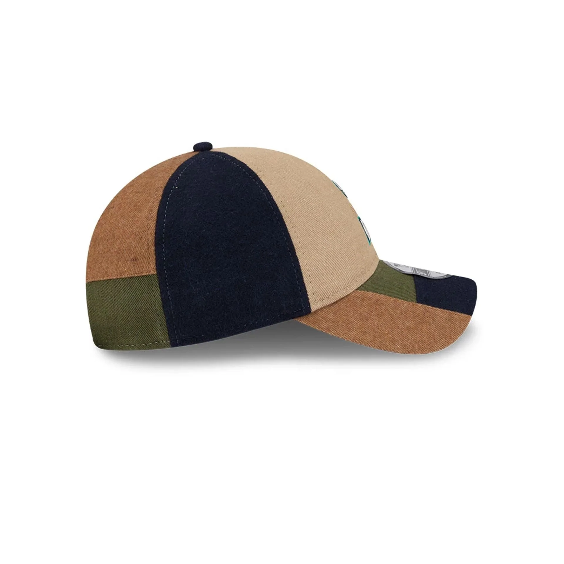 Seattle Mariners MLB Patchwork Open Brown 9TWENTY Adjustable Cap - Image 6