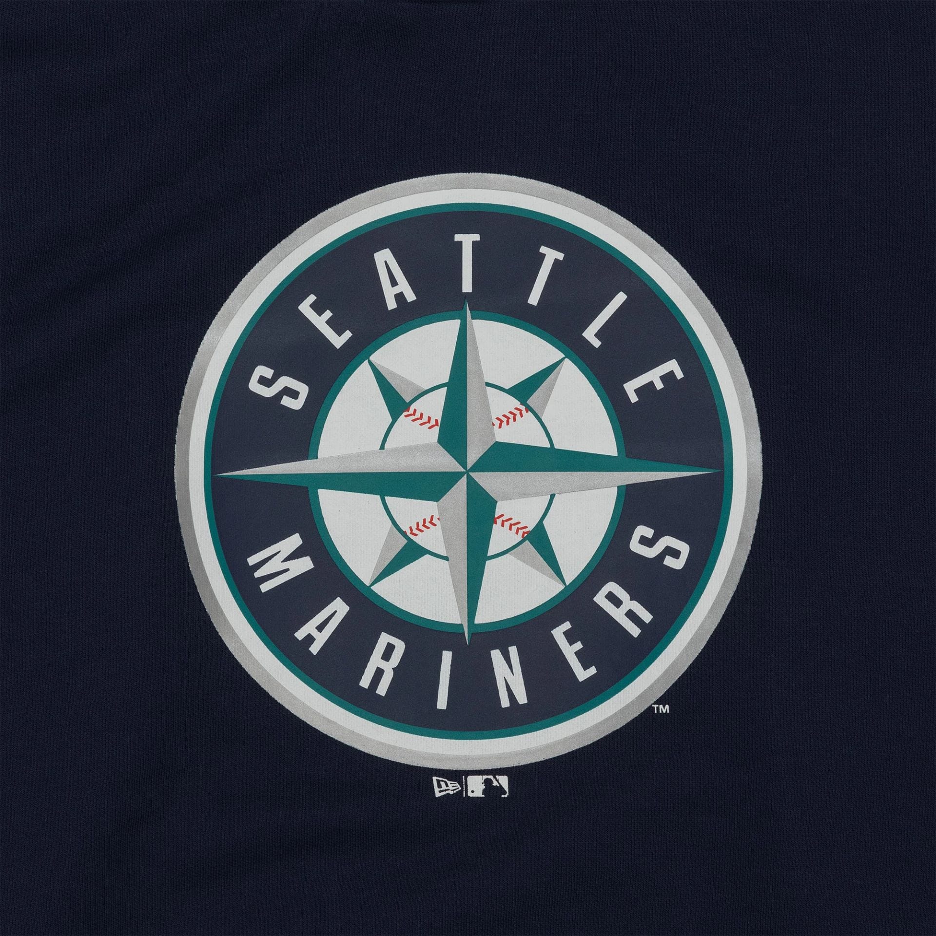 Seattle Mariners MLB Regular Dark Blue Pullover Hoodie - Image 3