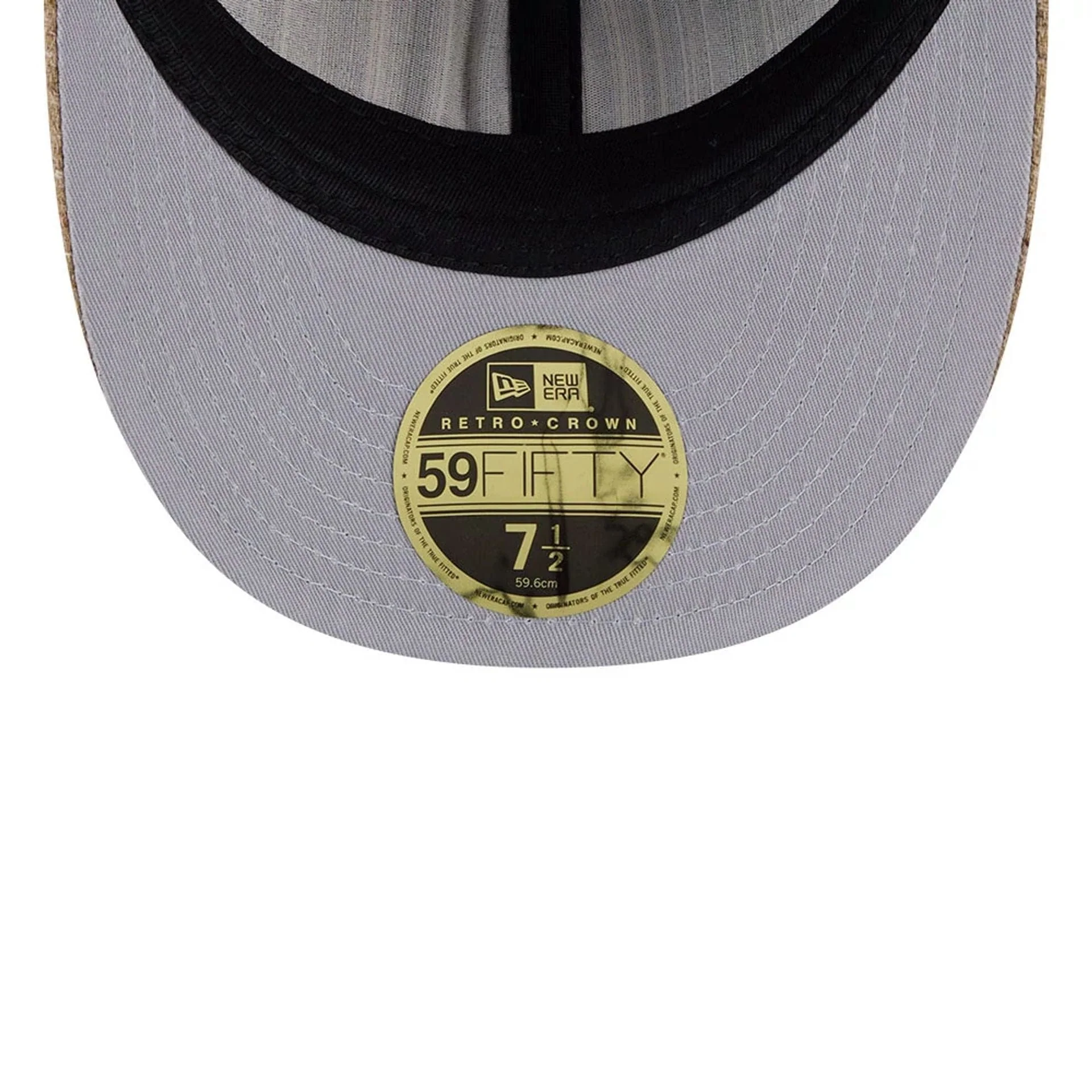 Seattle Mariners MLB Vintage Tweed Open Blue Retro Crown 59FIFTY Fitted Cap - Image 2