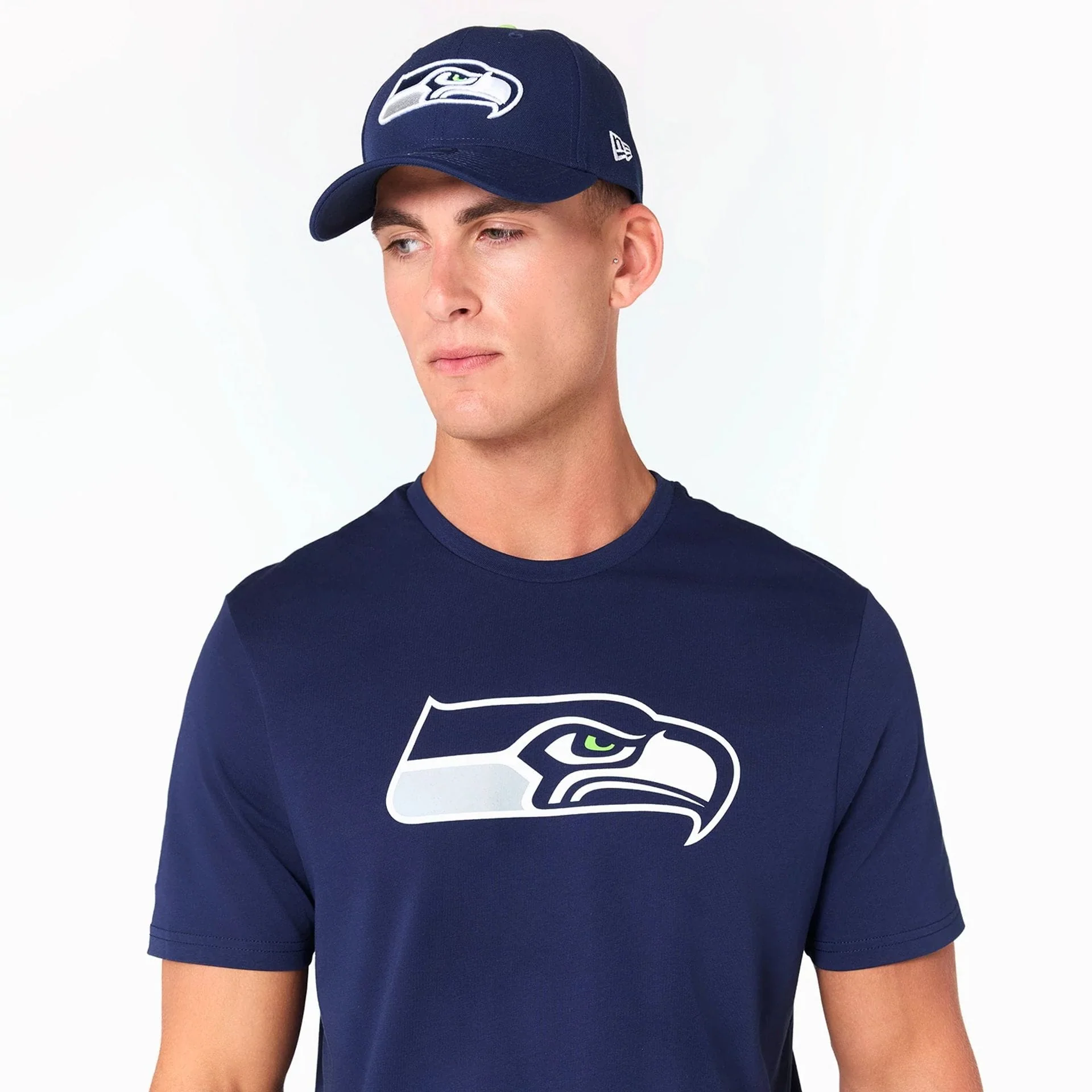 Seattle Seahawks NFL Navy T-Shirt - Image 3