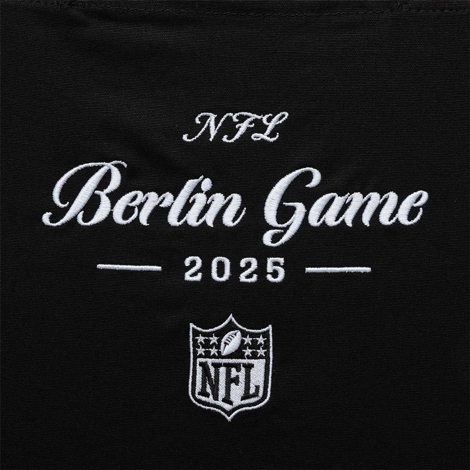 Shield Logo NFL Berlin Game 2025 Black Tote Bag - Image 3