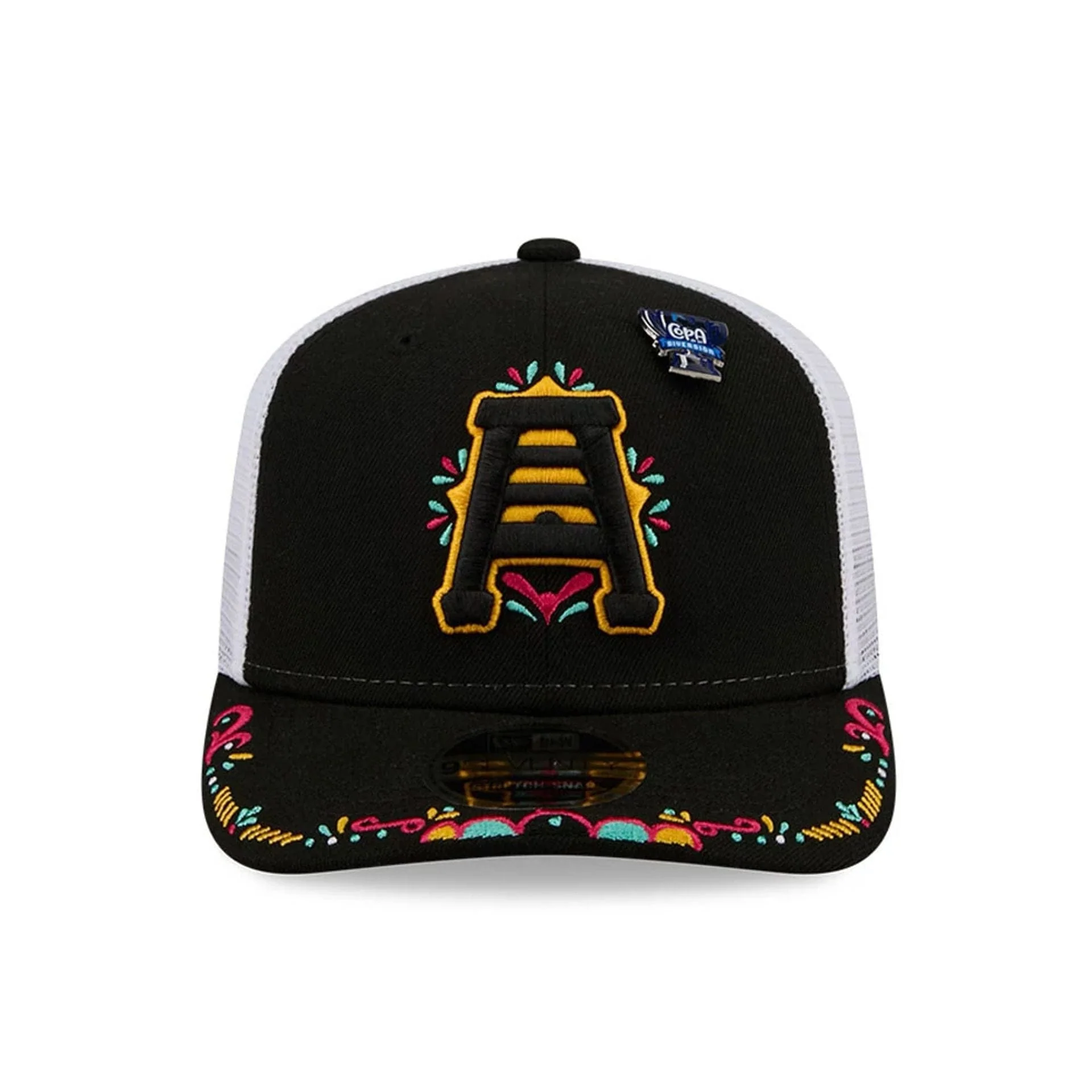 SLC Bee MiLB La Copa 2026 Black 9SEVENTY Stretch Snap Adjustable Cap - Image 3