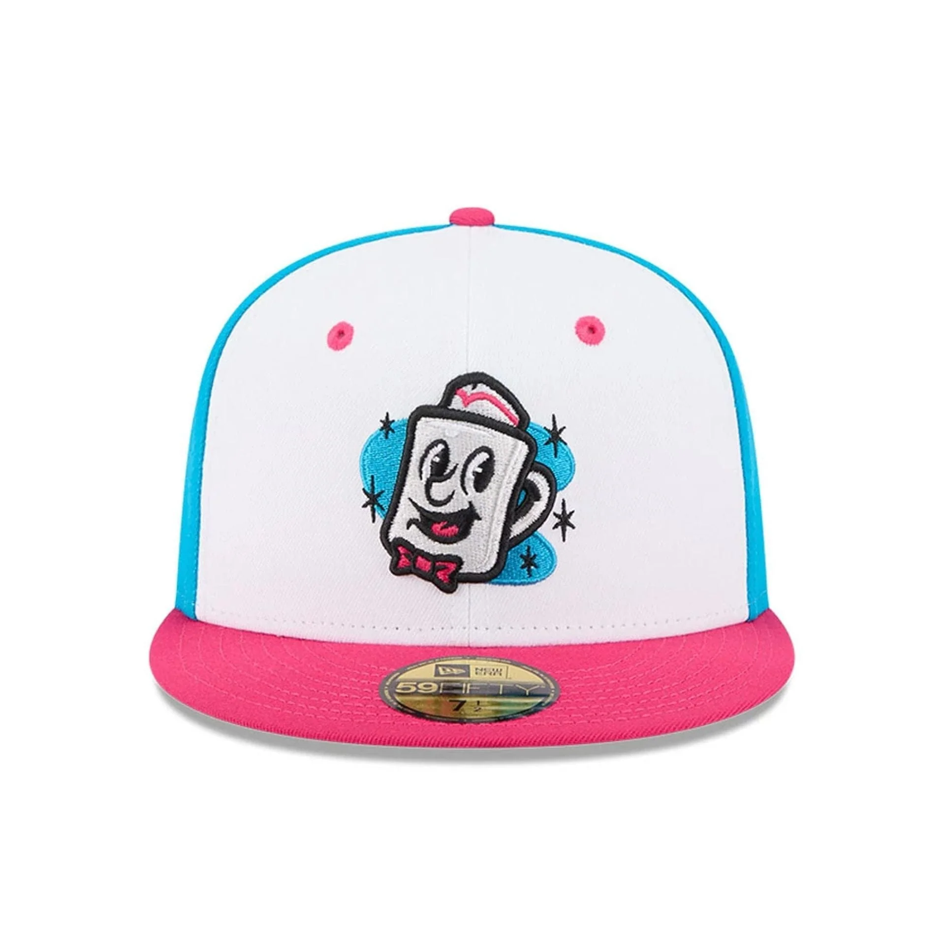 Somerset Patriots MiLB Theme Night Bright Blue 59FIFTY Fitted Cap - Image 3