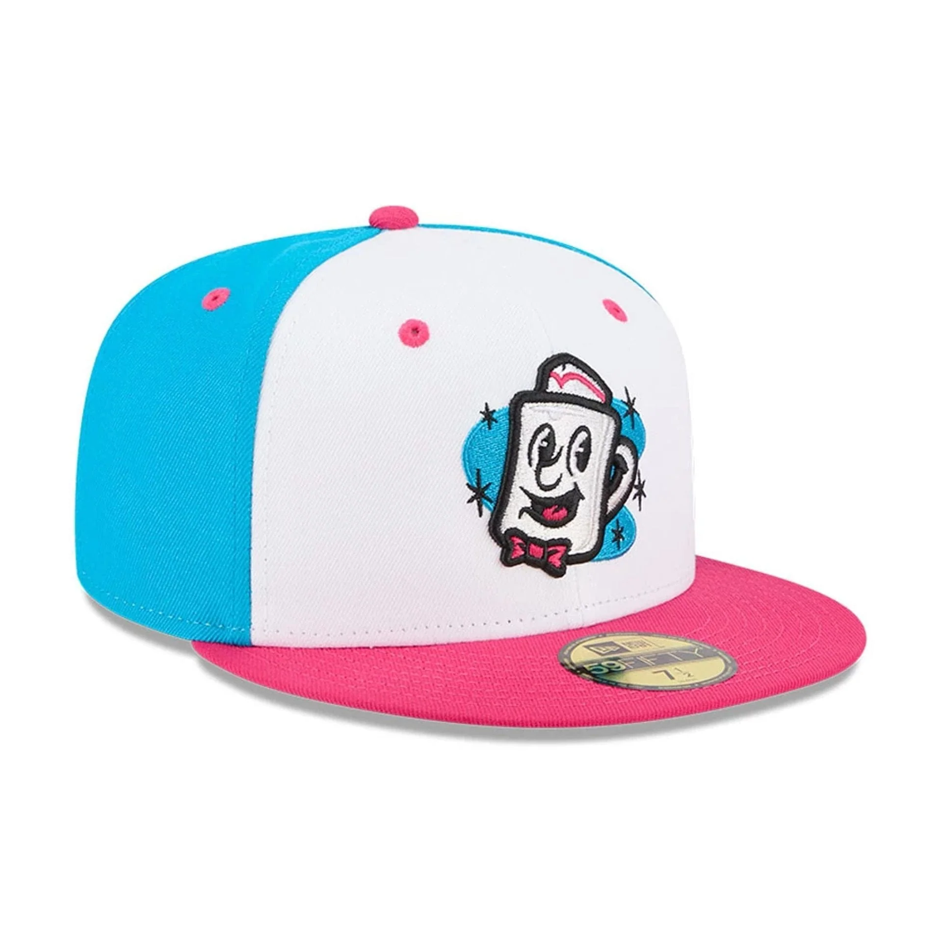 Somerset Patriots MiLB Theme Night Bright Blue 59FIFTY Fitted Cap - Image 4