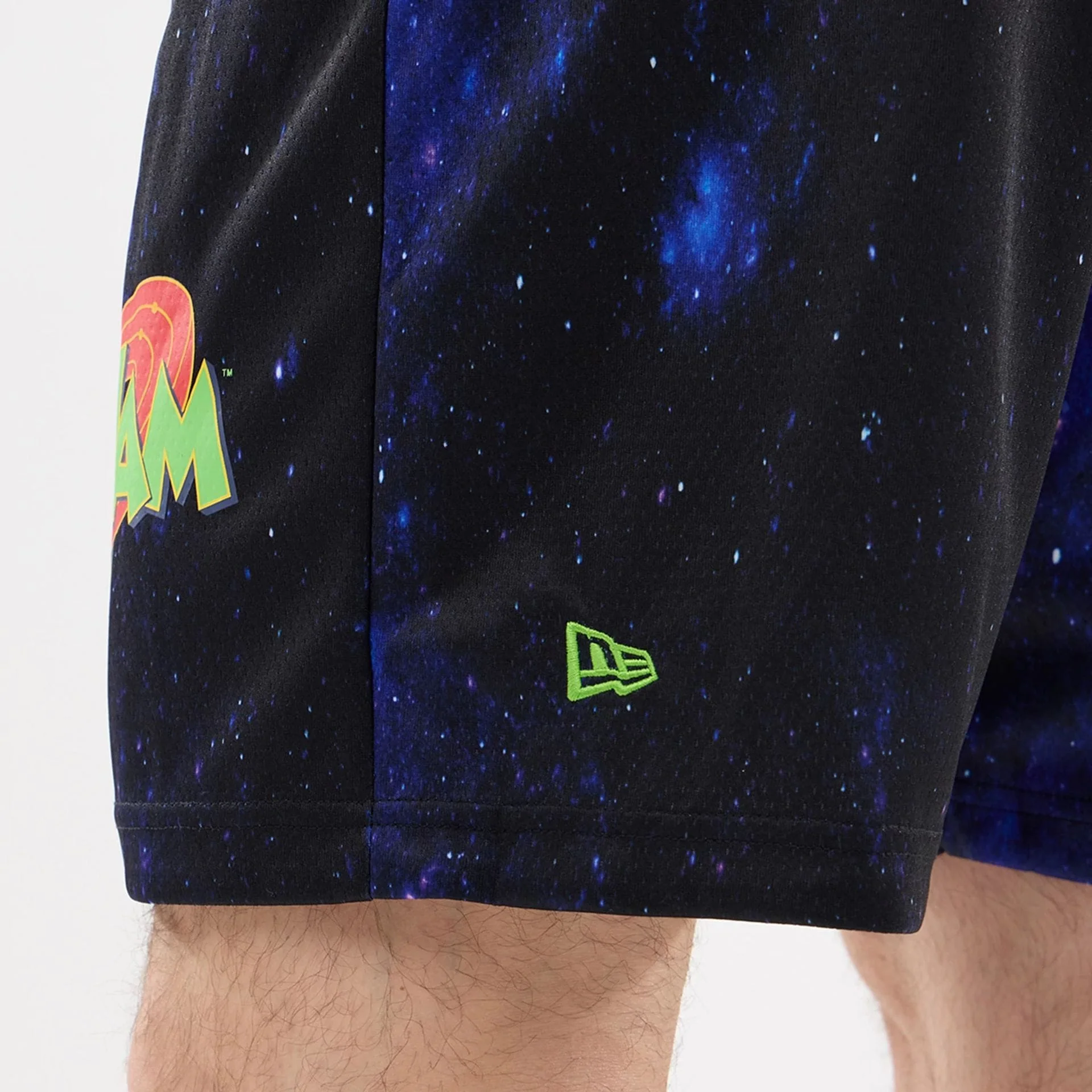 Space Jam Warner Brothers Space Jam White Oversized Shorts - Image 5