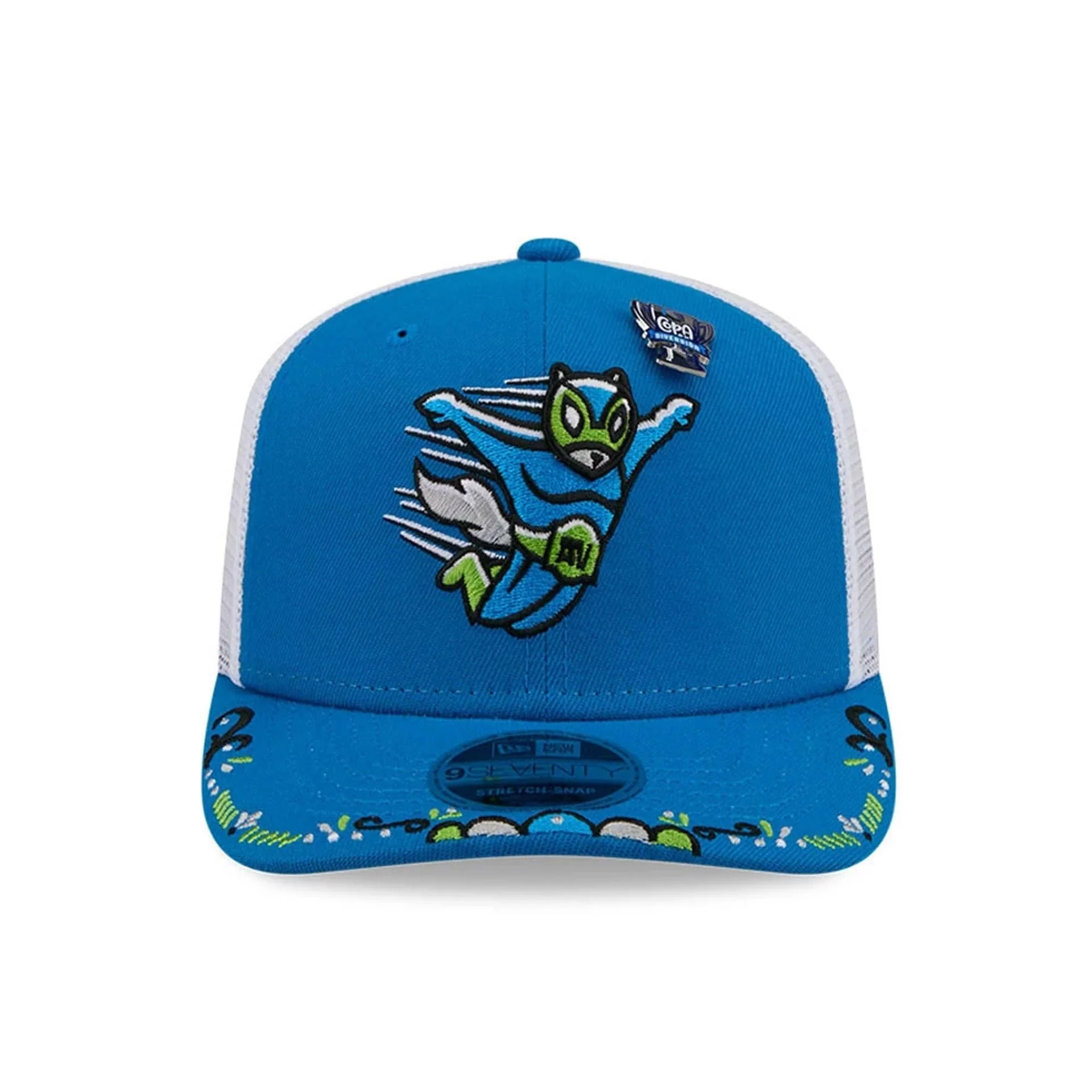 Squirrels MiLB La Copa 2026 Light Blue 9SEVENTY Stretch Snap Adjustable Cap - Image 3
