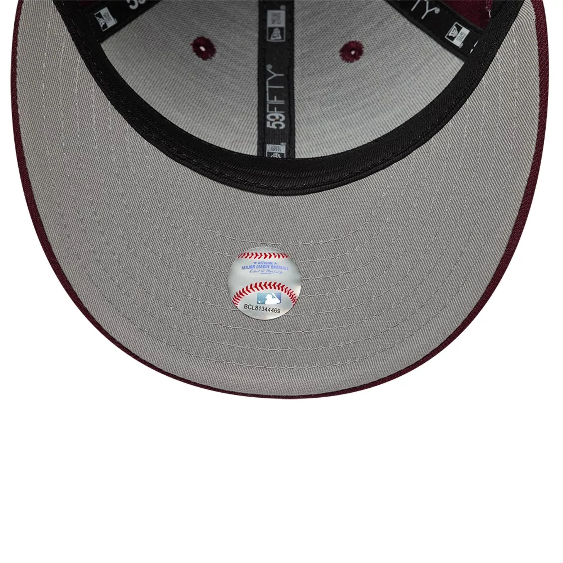 St. Louis Cardinals MLB College Varsity Dark Red Low Profile 59FIFTY Fitted Cap - Image 2