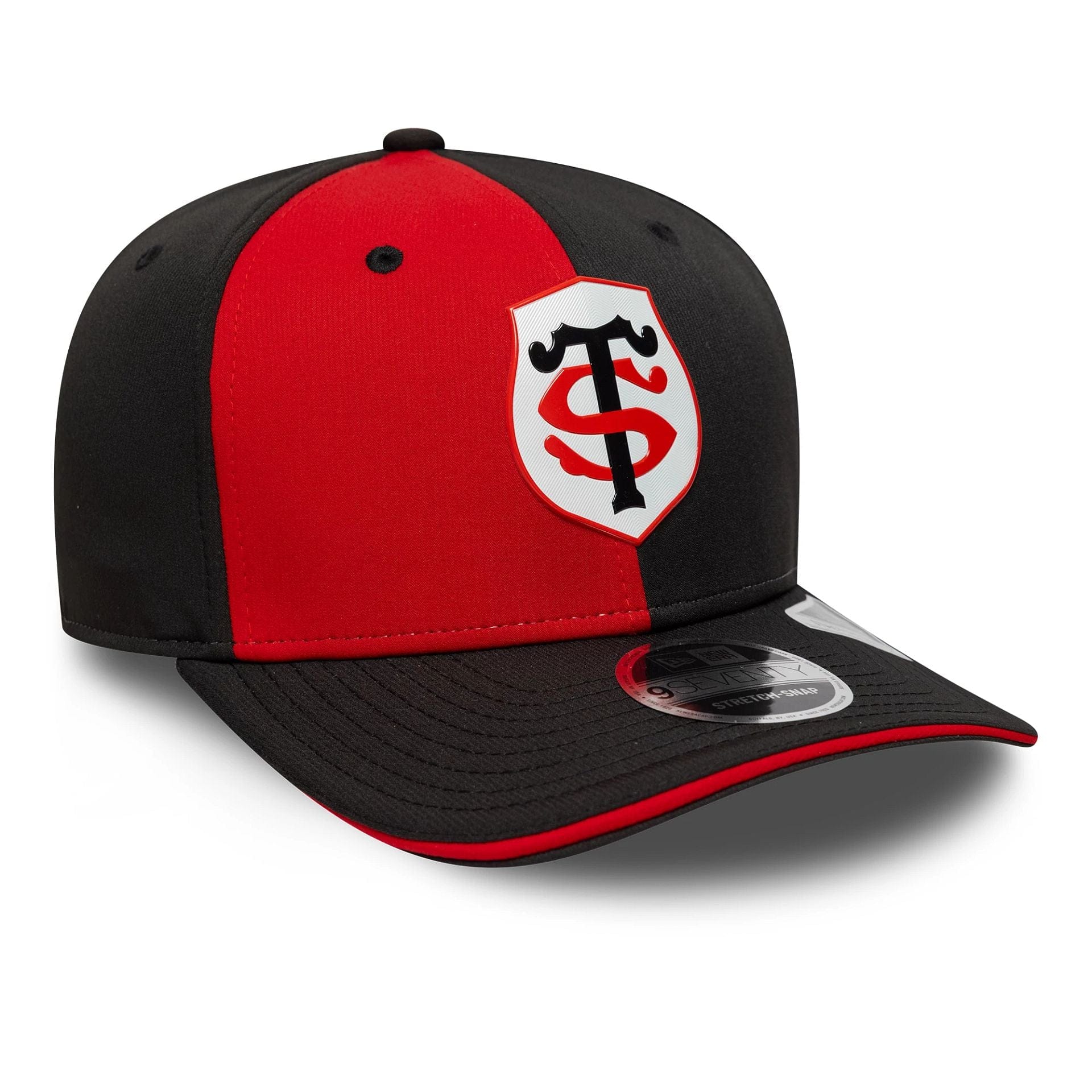 Stade Toulousain Recycled Black 9SEVENTY Stretch Snap Cap - Image 3