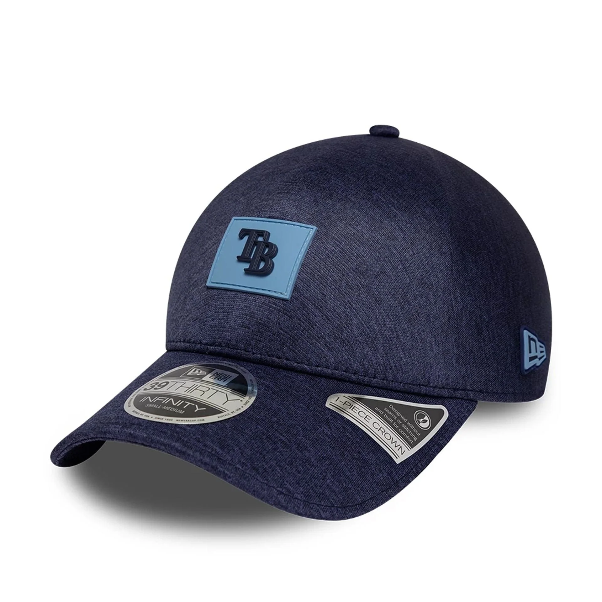 Tampa Bay Rays MLB Clubhouse Navy 39THIRTY Infinity Stretch Fit Cap - Image 3