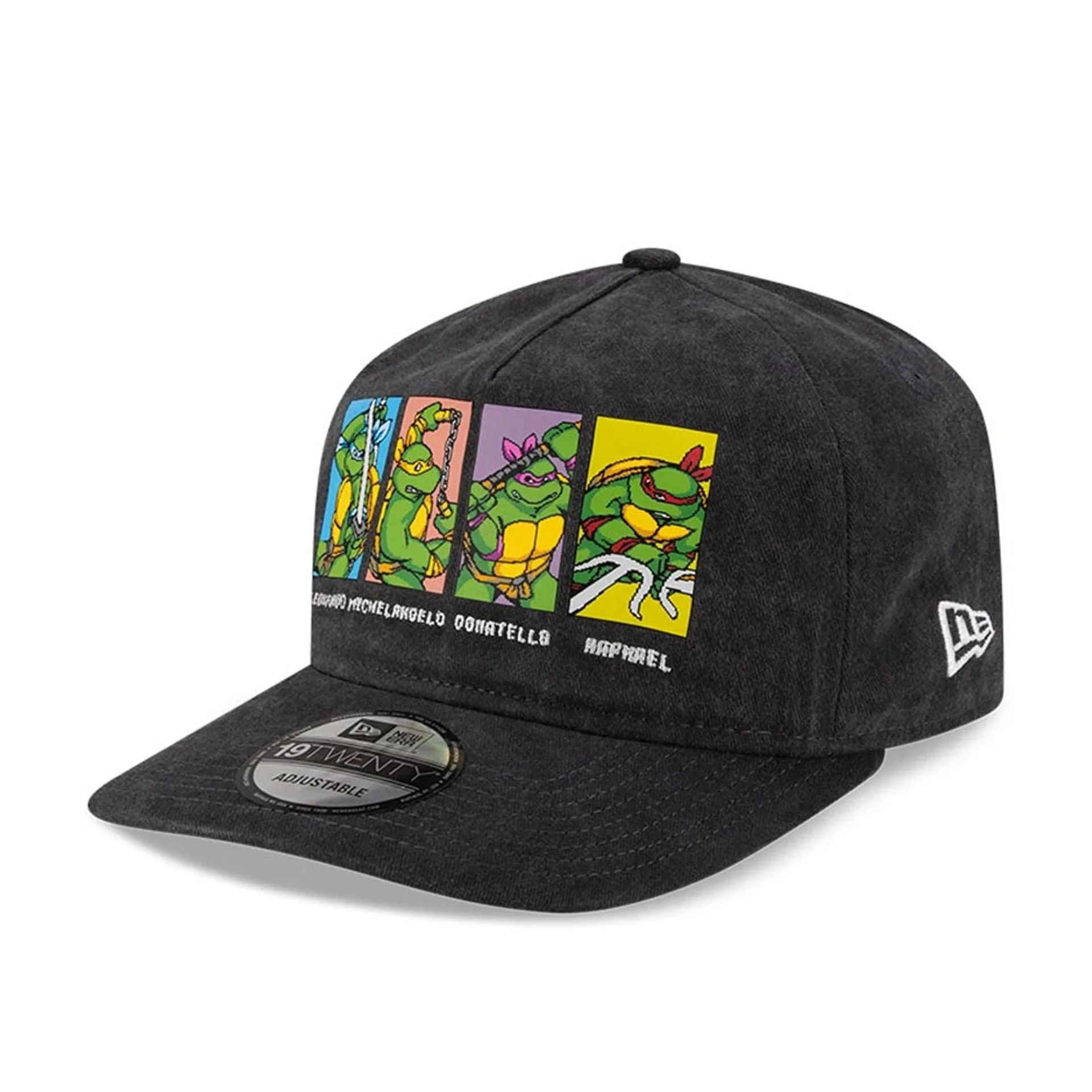 Teenage Mutant Ninja Turtles 1989 Arcade Black 19TWENTY Adjustable Cap - Image 4
