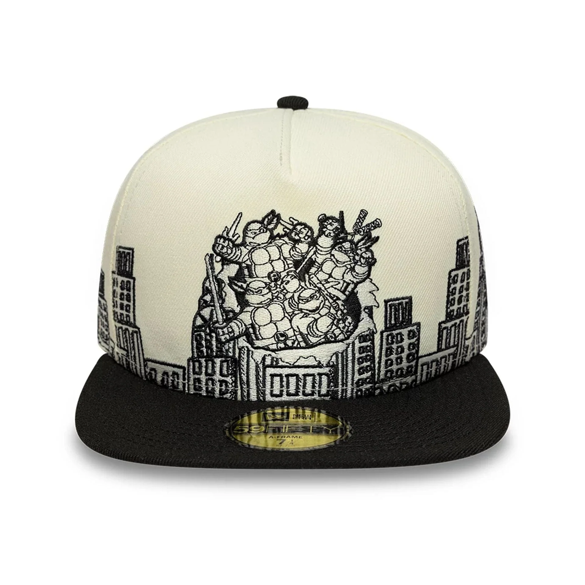 Teenage Mutant Ninja Turtles White 59FIFTY A-Frame Fitted Cap - Image 3