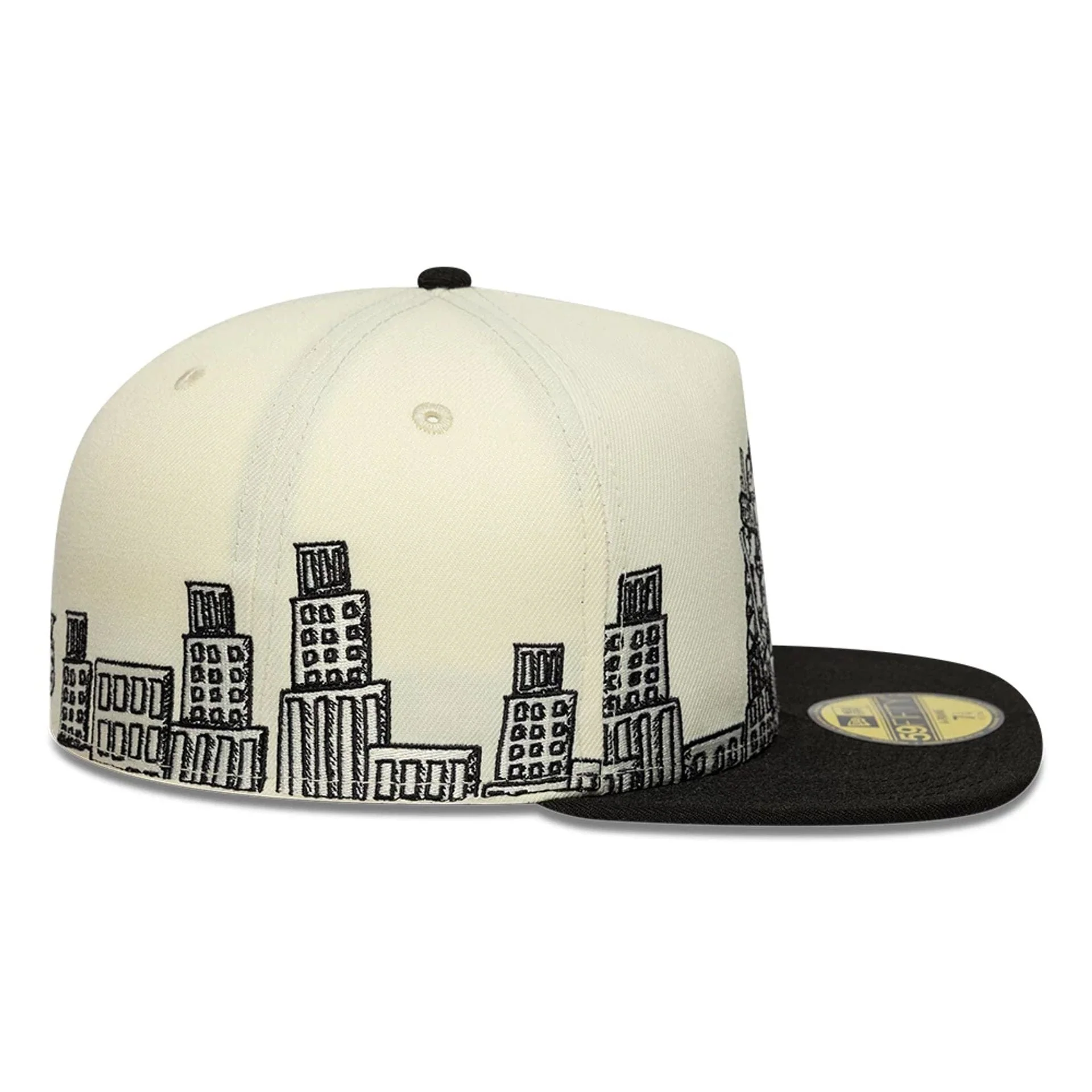 Teenage Mutant Ninja Turtles White 59FIFTY A-Frame Fitted Cap - Image 7