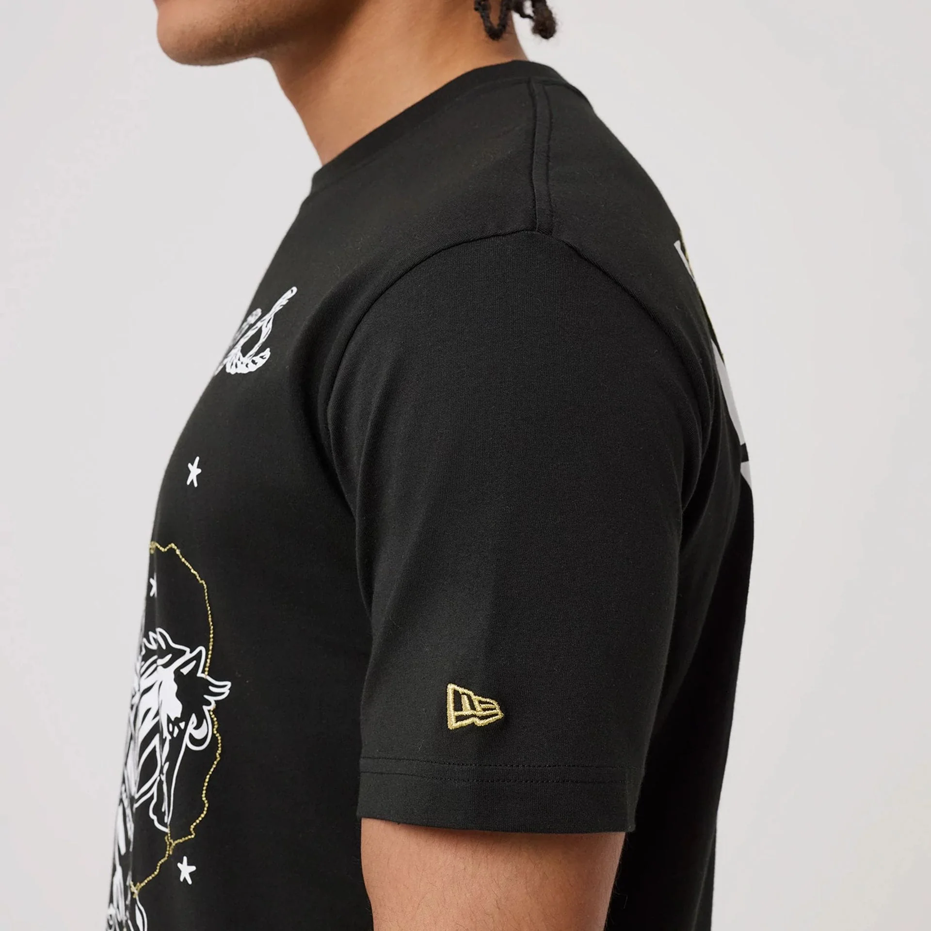 Texas Rangers MLB Cowboy Graphic Black T-Shirt - Image 6