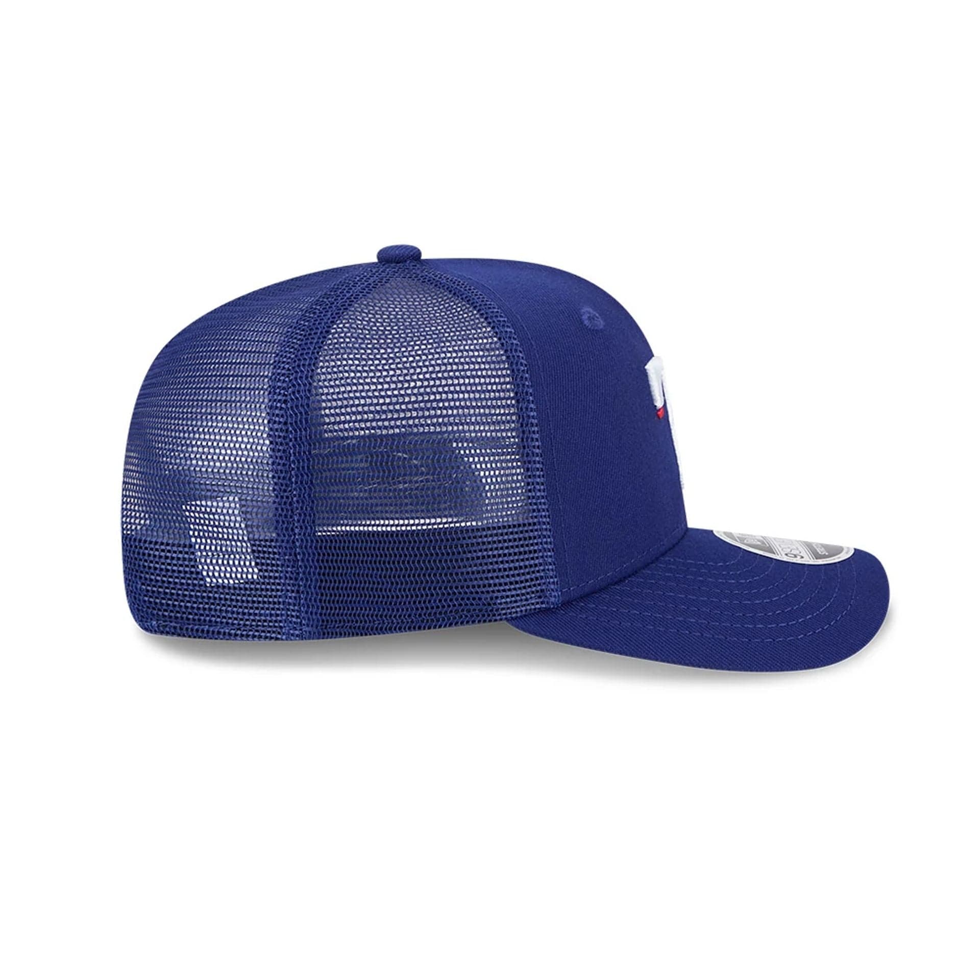 Texas Rangers MLB Evergreen Dark Blue 9SEVENTY Stretch Snap Adjustable Cap - Image 6