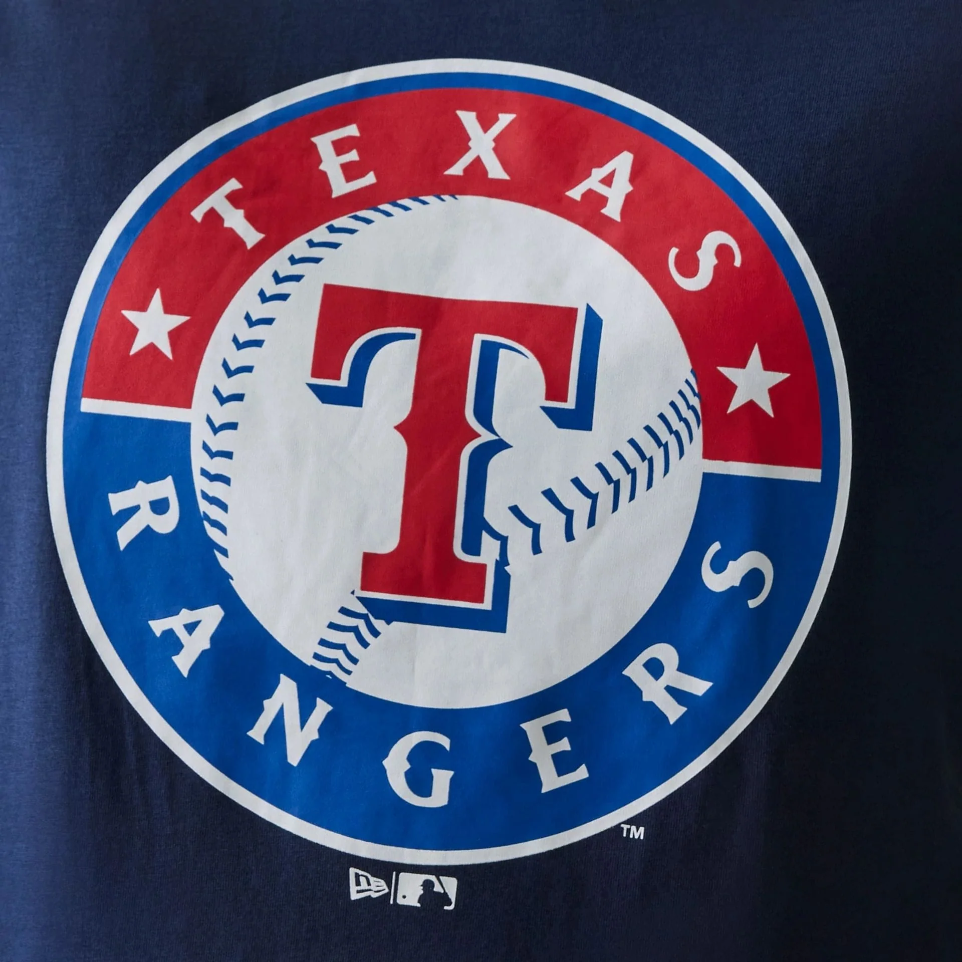 Texas Rangers MLB Regular Dark Blue T-Shirt - Image 3