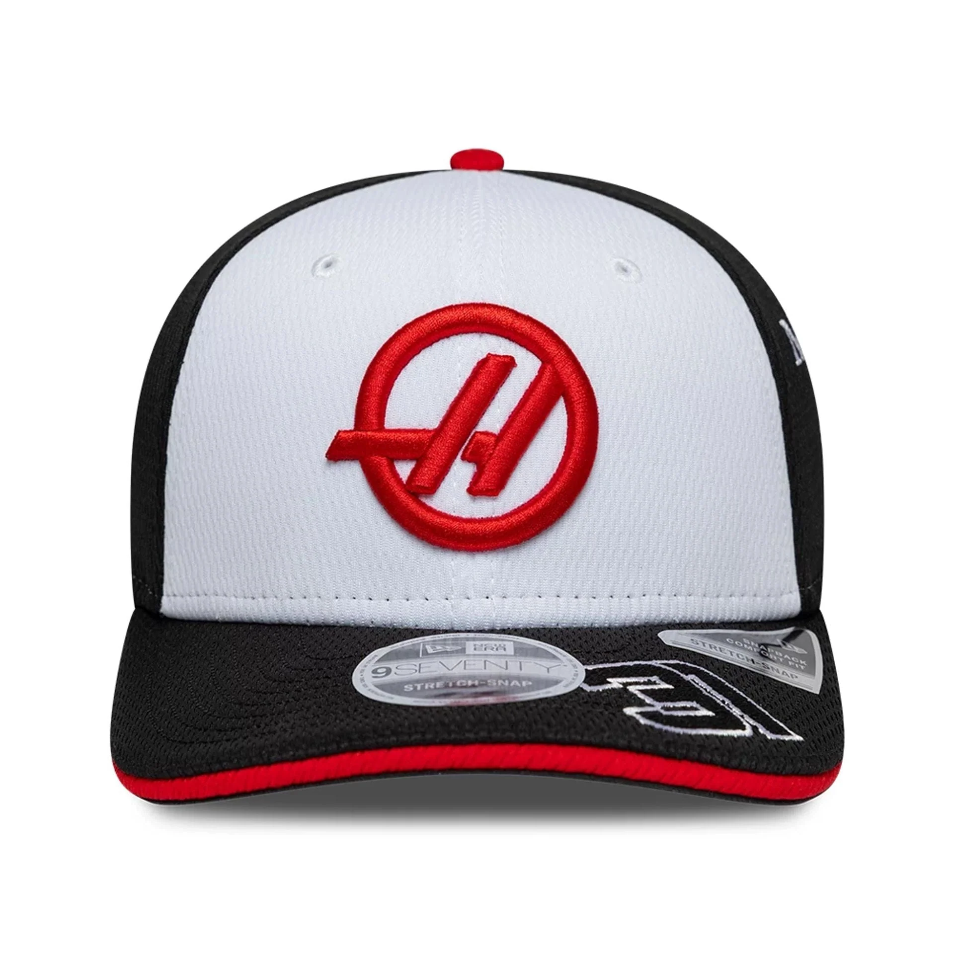TGR Haas F1 Esteban Ocon Black 9SEVENTY Stretch Snap Adjustable Cap - Image 4