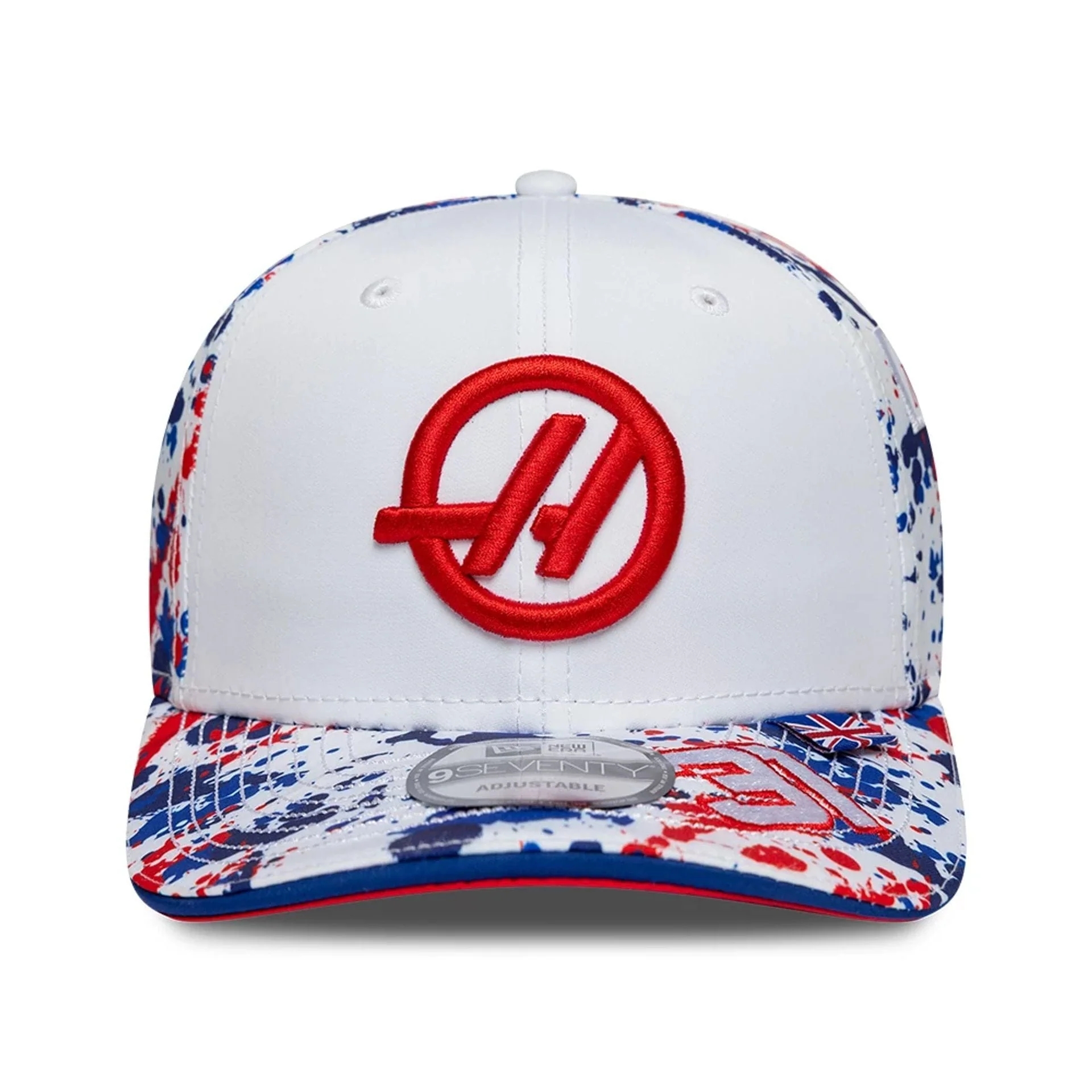 TGR Haas F1 Esteban Ocon Silverstone Race Special White 9SEVENTY Stretch Snap Cap - Image 3
