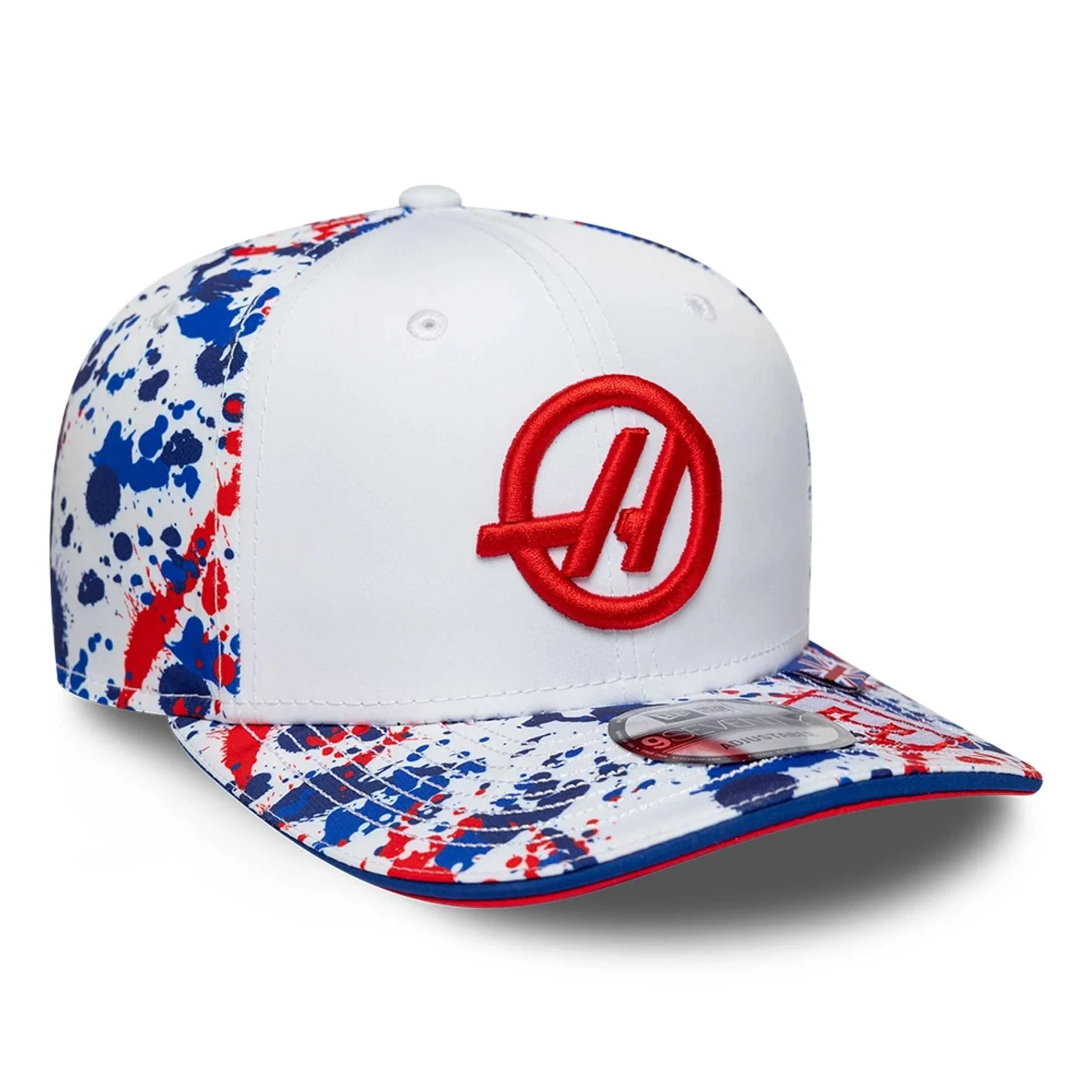 TGR Haas F1 Esteban Ocon Silverstone Race Special White 9SEVENTY Stretch Snap Cap - Image 4