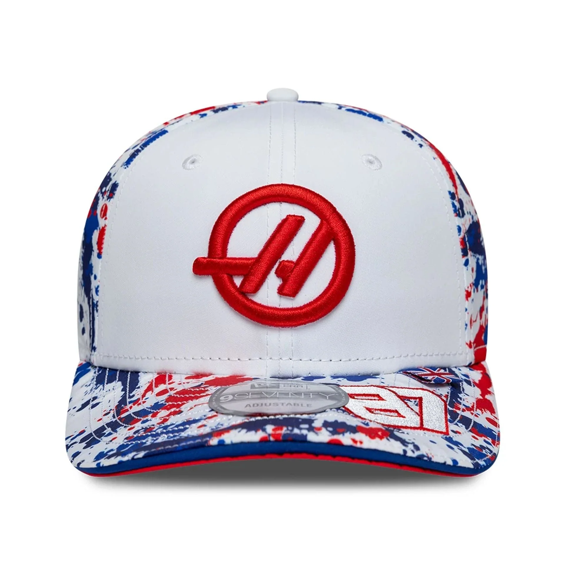 TGR Haas F1 Oliver Bearman Silverstone Race Special White 9SEVENTY Stretch Snap Cap - Image 3