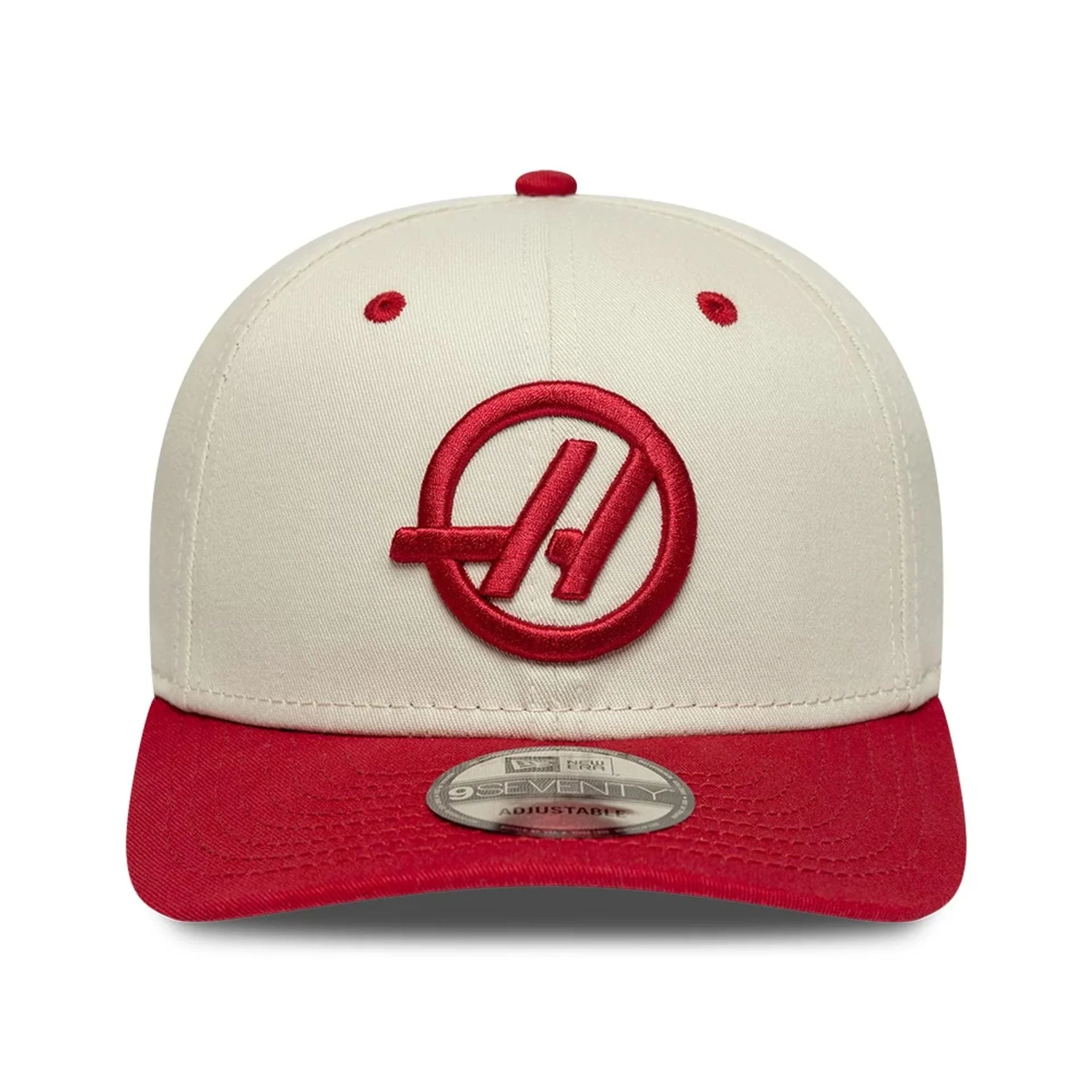 TGR Haas F1 Wordmark Cream 9SEVENTY Stretch Snap Cap - Image 2