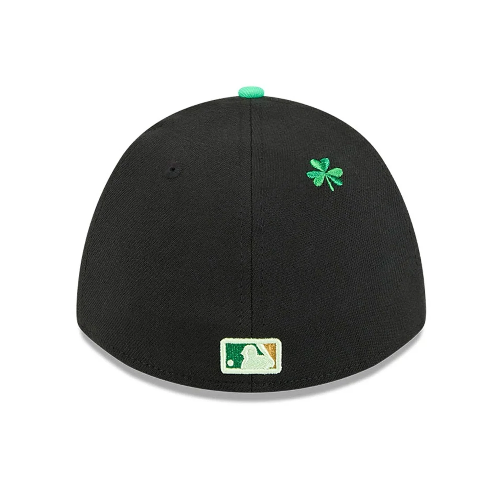 Tigers MLB Saint Patrick's Day Black 39THIRTY M-Crown A-Frame Stretch Fit Cap - Image 6