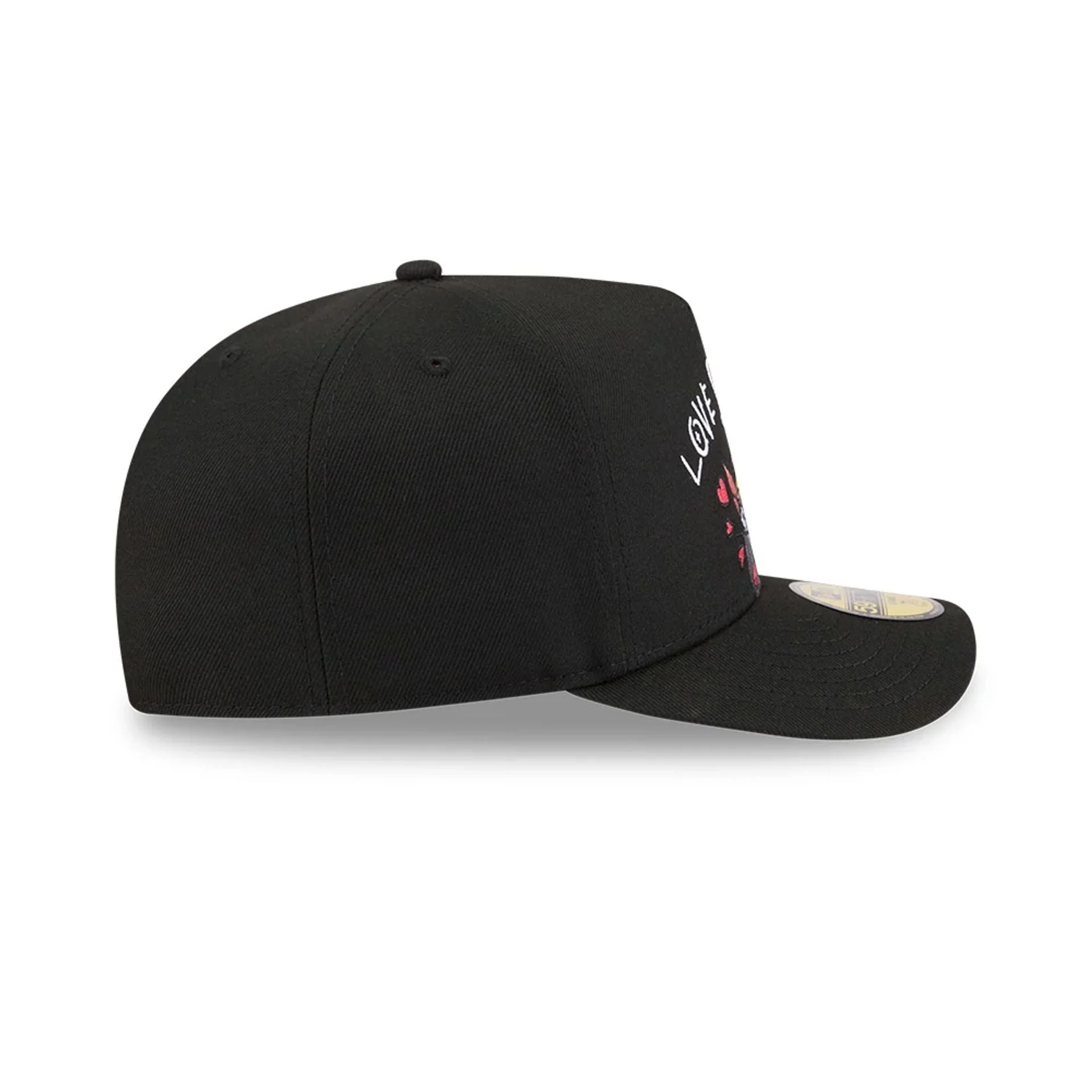 Tom & Jerry Love Struck Black 59FIFTY A-Frame Fitted Cap - Image 7