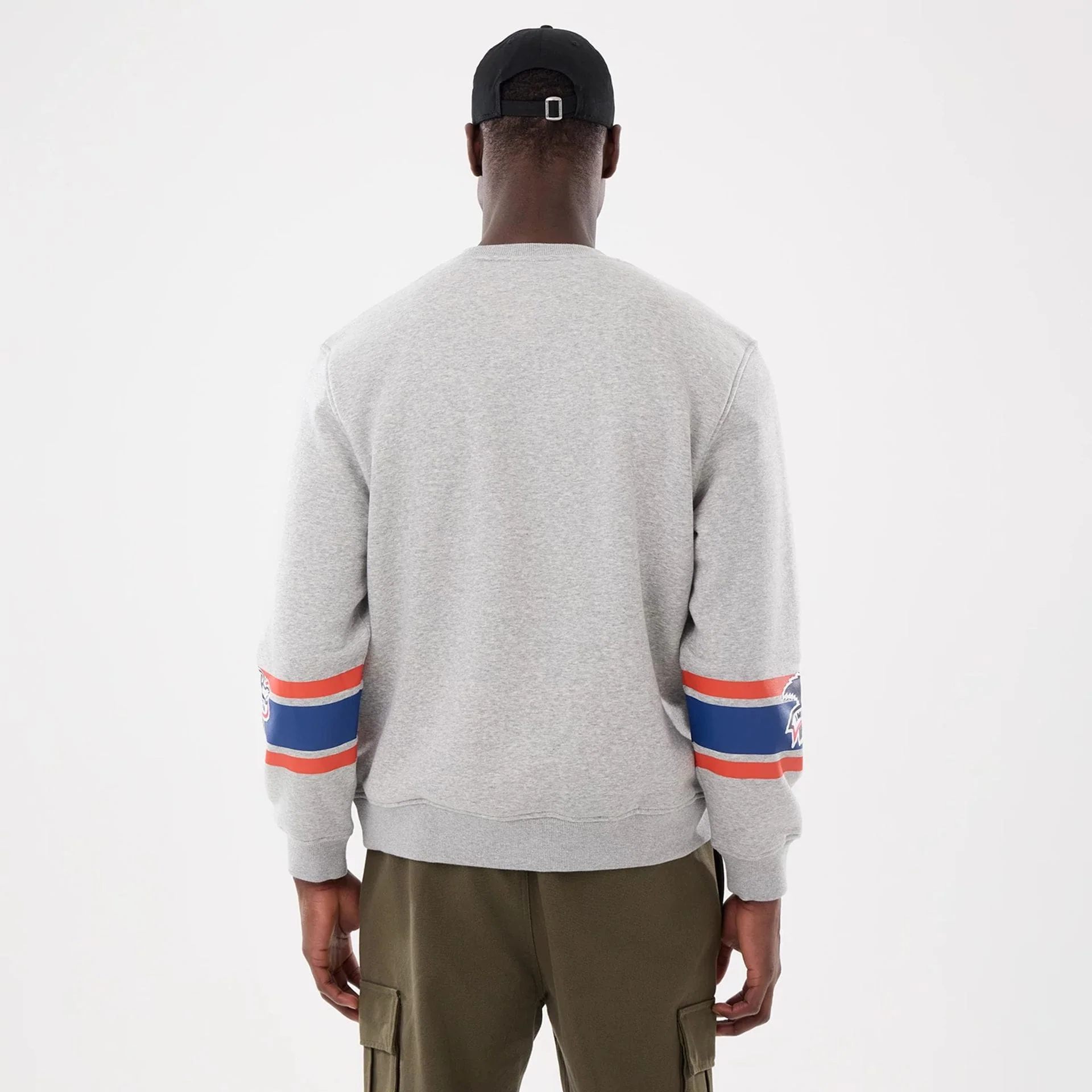 Toronto Blue Jays MLB Sport Classic Grey Crew Neck Sweater - Image 2