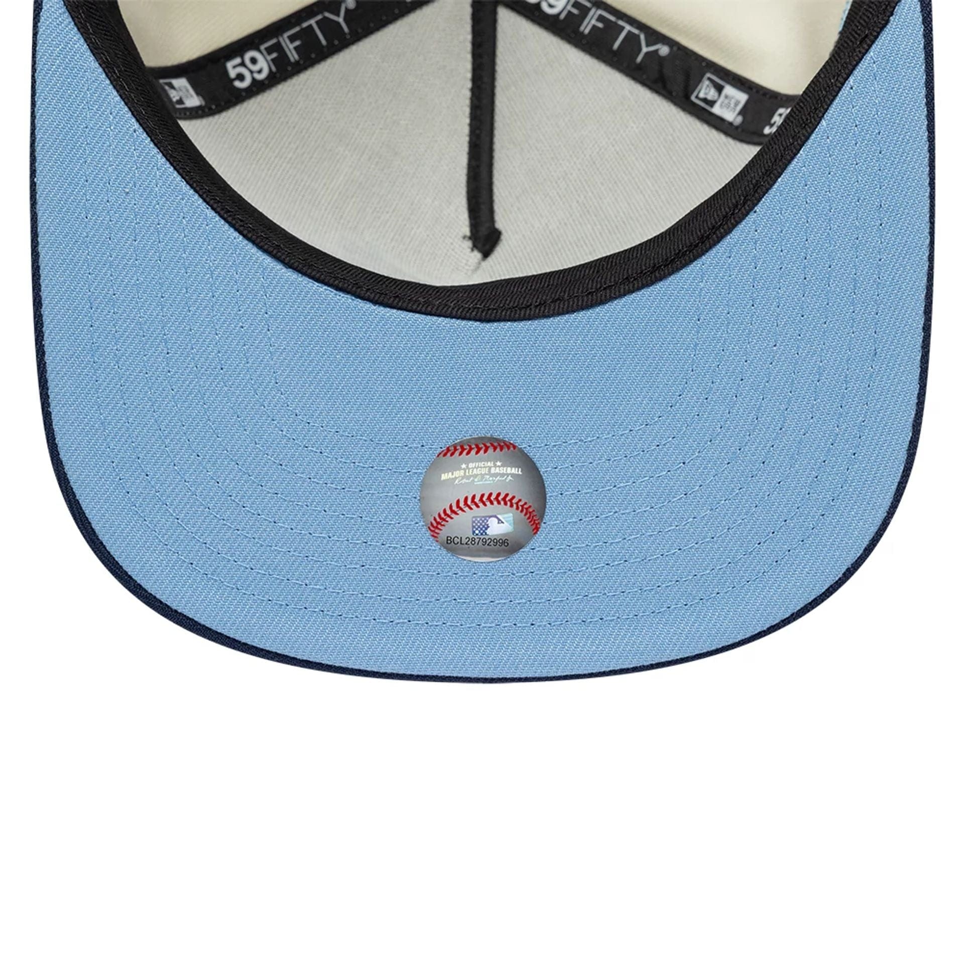 Toronto Blue Jays MLB White 59FIFTY A-Frame Fitted Cap - Image 2