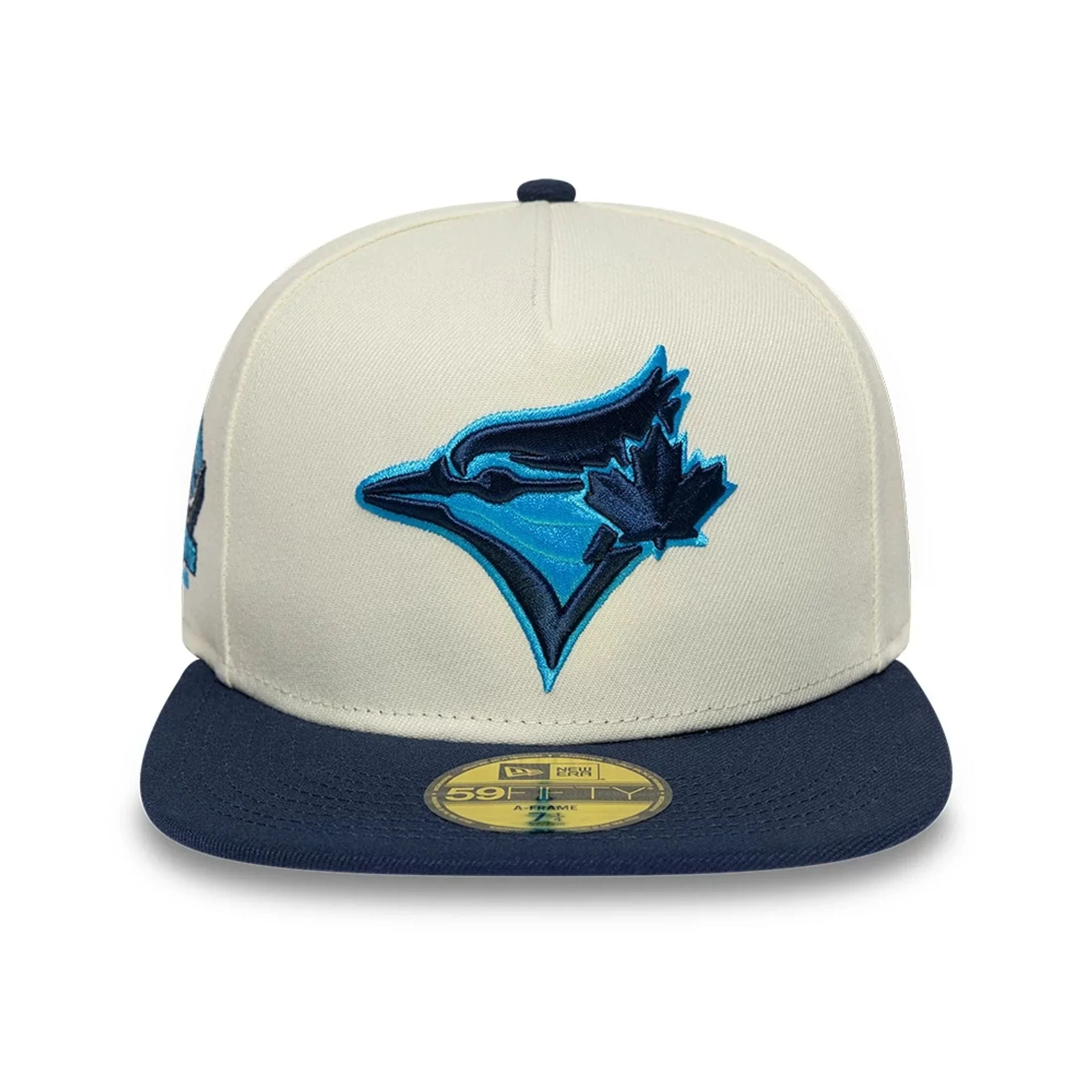 Toronto Blue Jays MLB White 59FIFTY A-Frame Fitted Cap - Image 3