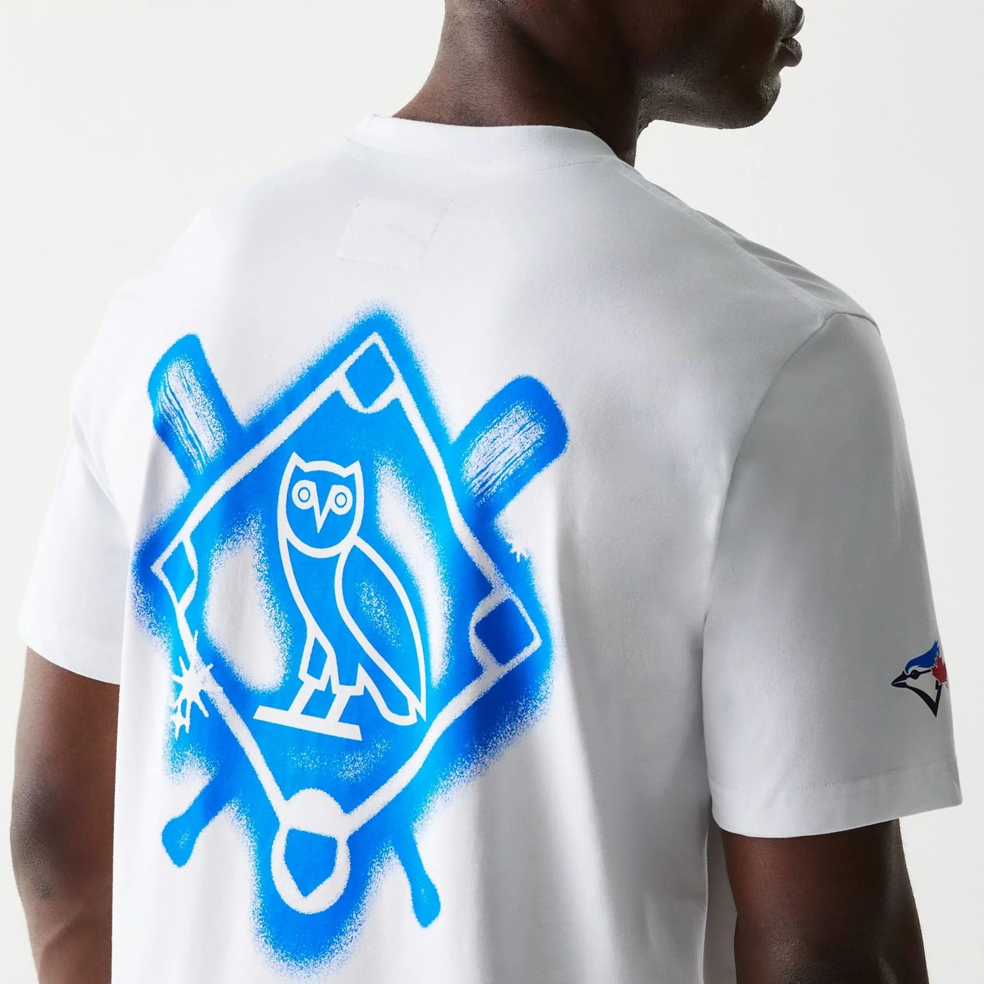 Toronto Blue Jays OVO x MLB White T-Shirt - Image 4