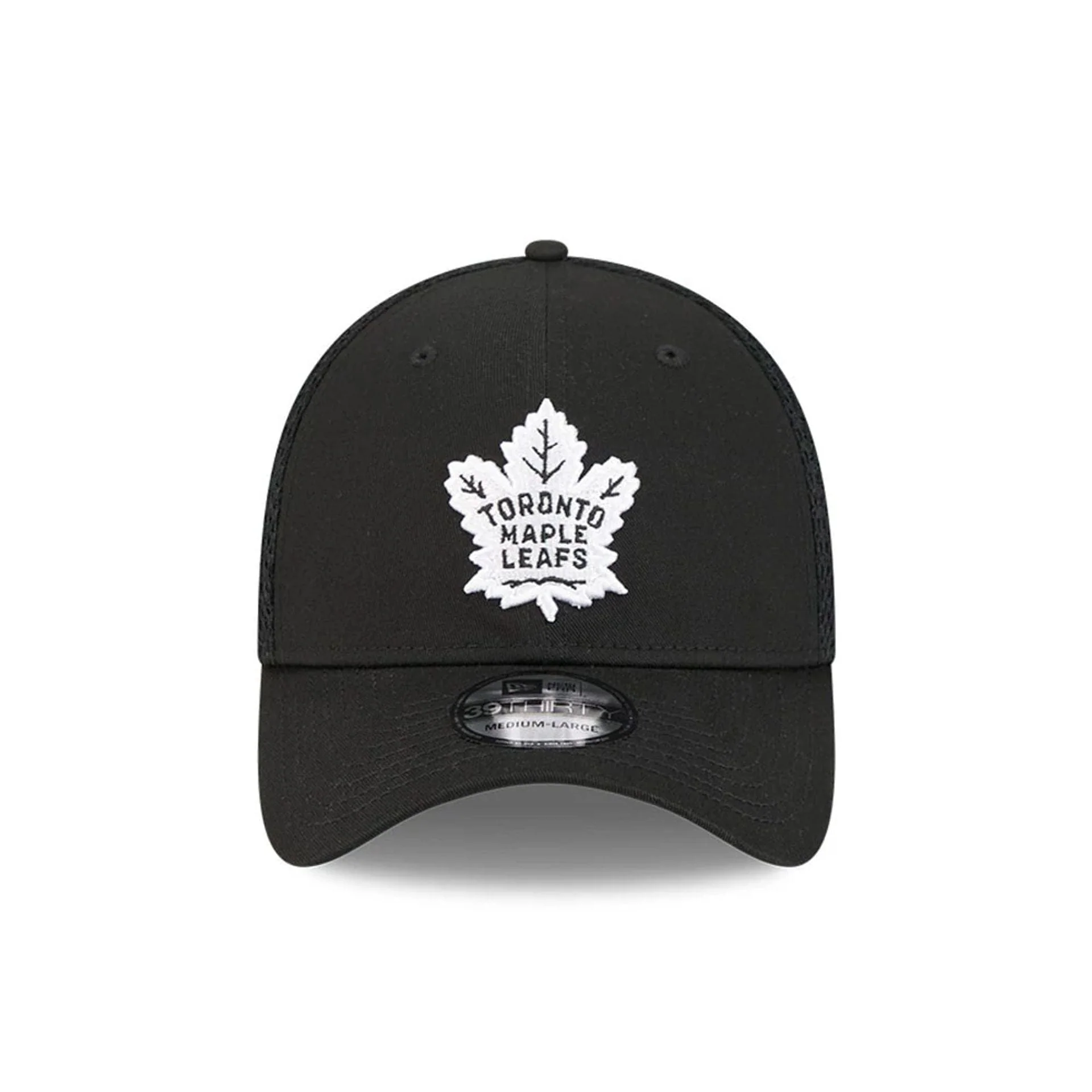 Toronto Maple Leafs NHL Evergreen Neo Black 39THIRTY Stretch Fit Cap - Image 3