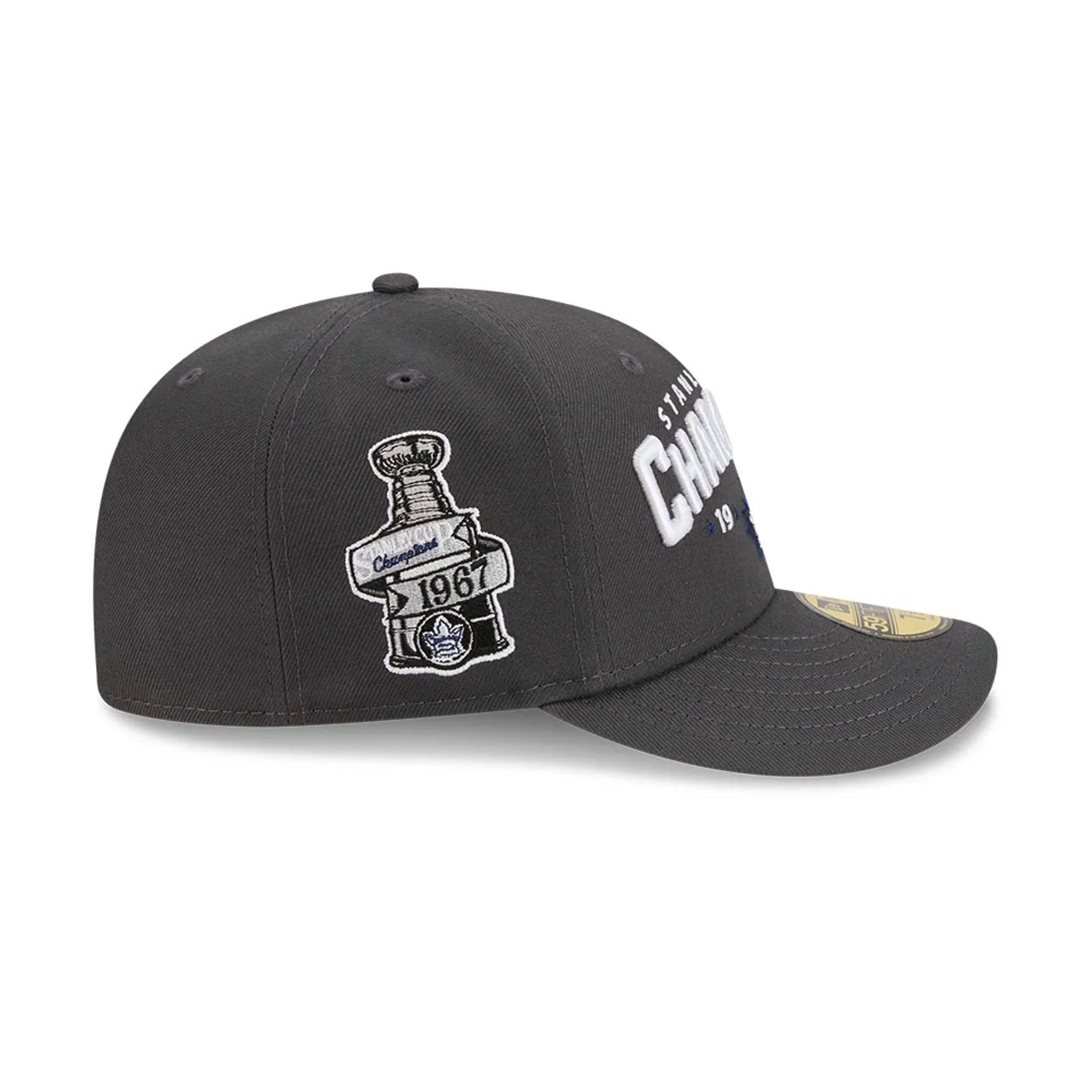 Toronto Maple Leafs NHL Stanley Cup Champions Dark Grey 59FIFTY Fitted Cap - Image 5