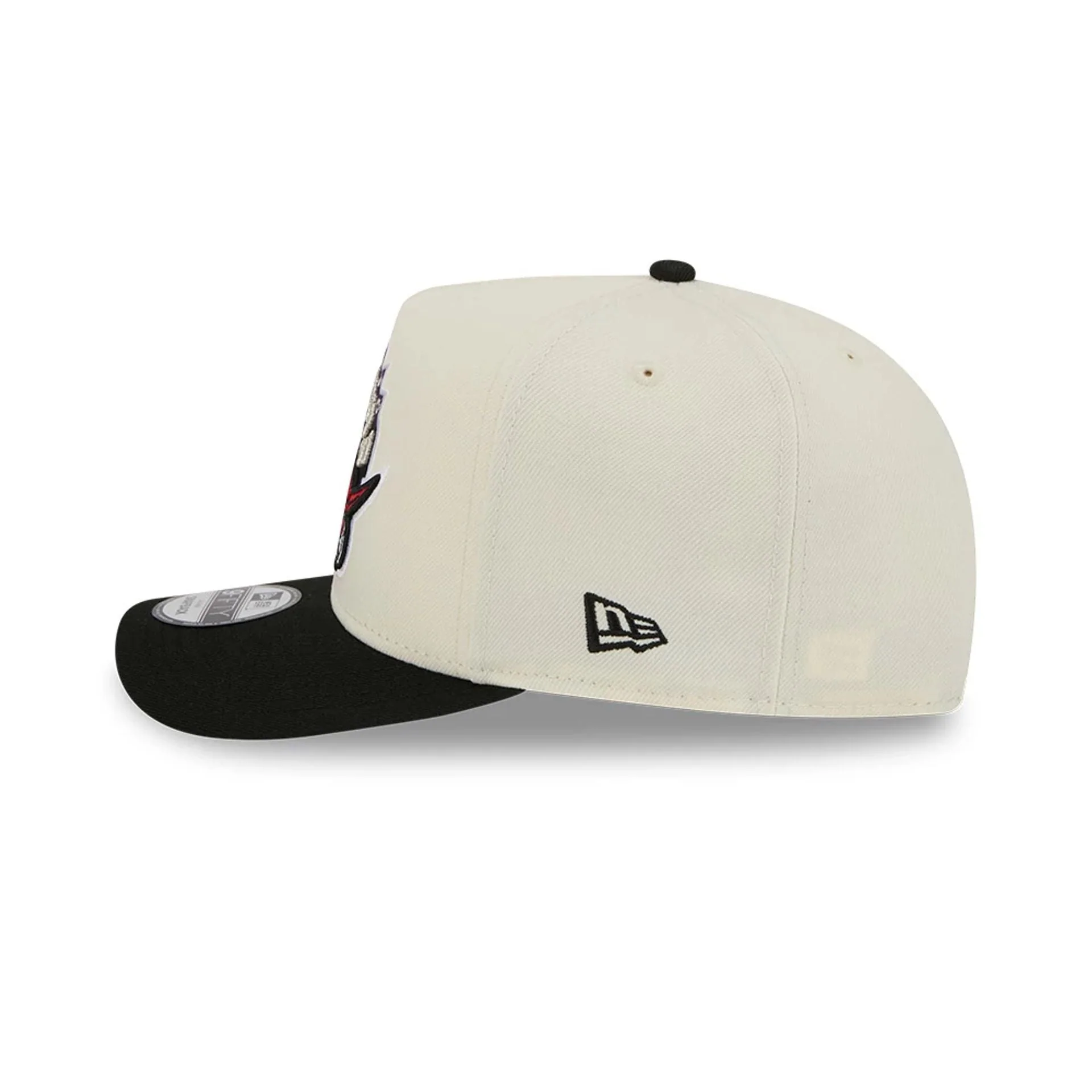 Toronto Raptors Black Red 9FIFTY A-Frame Snapback Adjustable Cap - Image 6