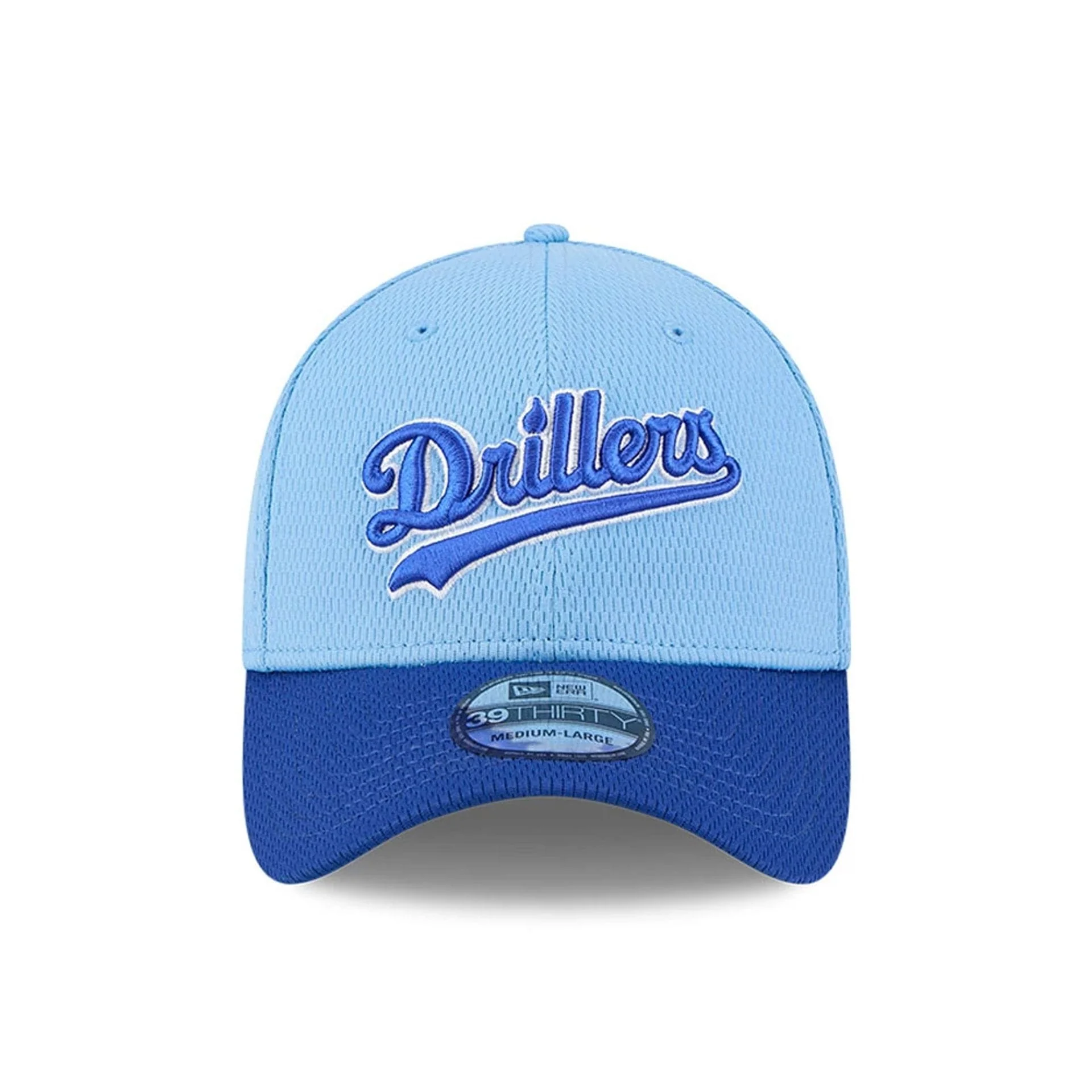 Tulsa Drillers MiLB Batting Practice Pastel Blue 39THIRTY Stretch Fit Cap - Image 2